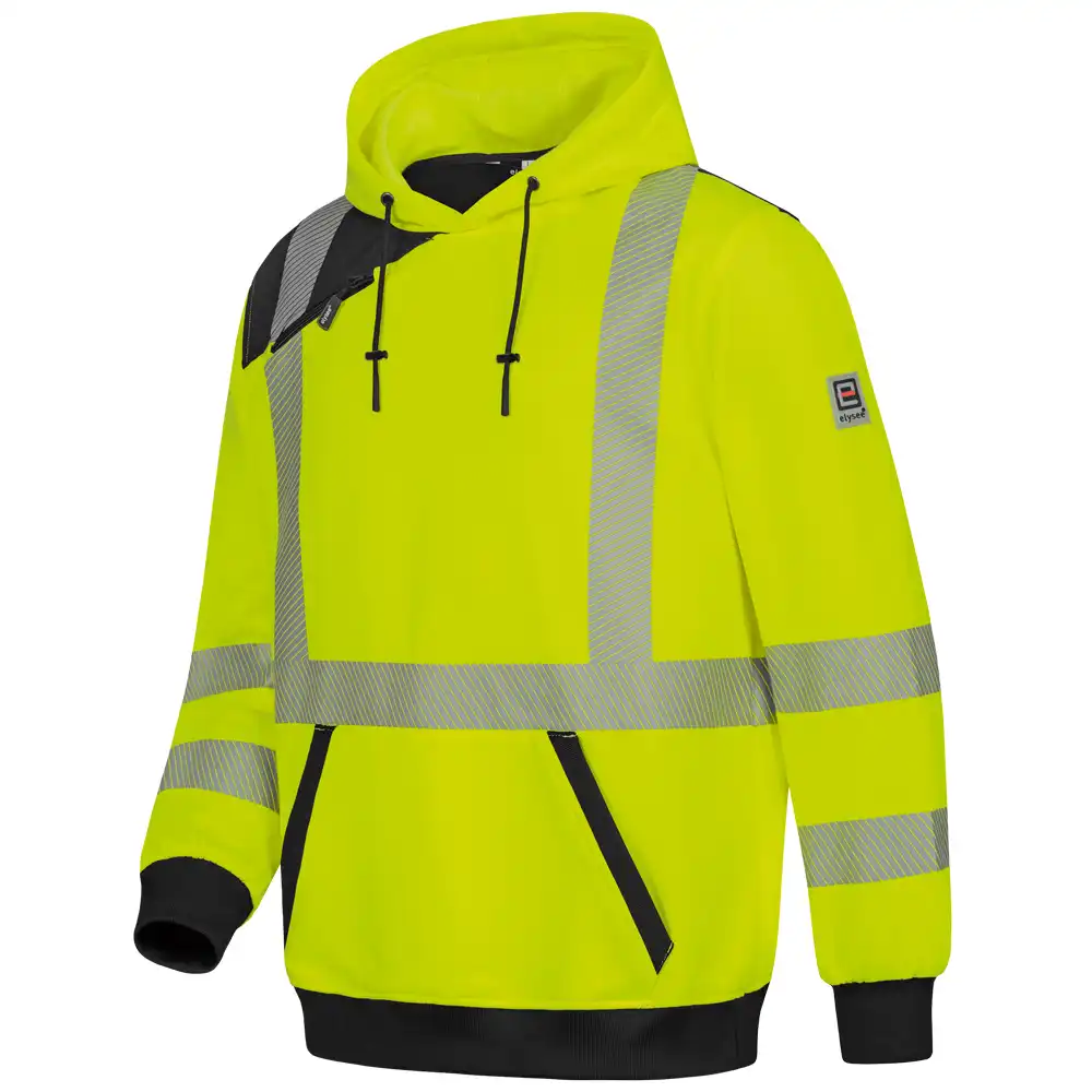 Warnschutz Hoodie in gelb, 4XL - Thumbnail 3