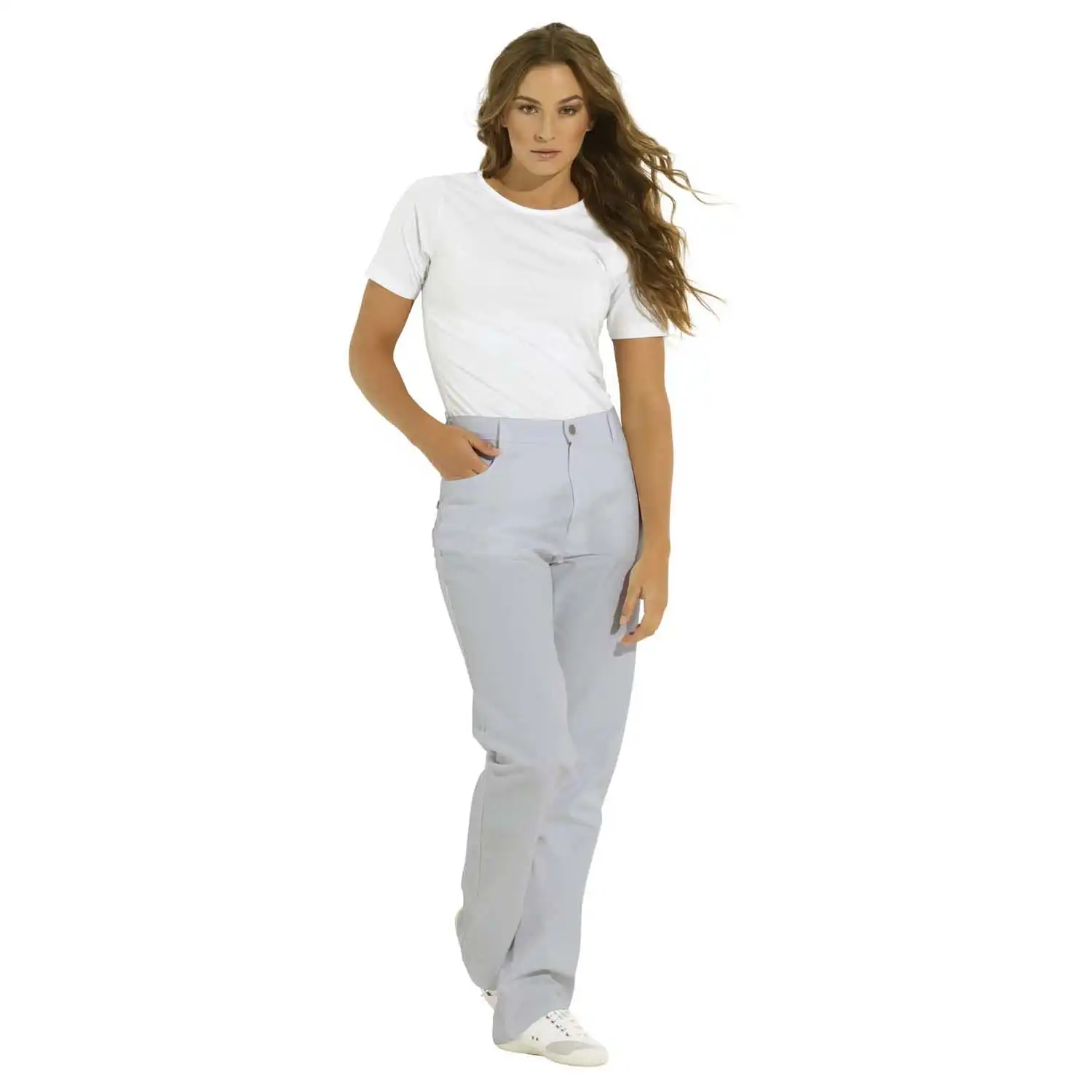 Jeans "1674" in hellgrau, L - Thumbnail 2