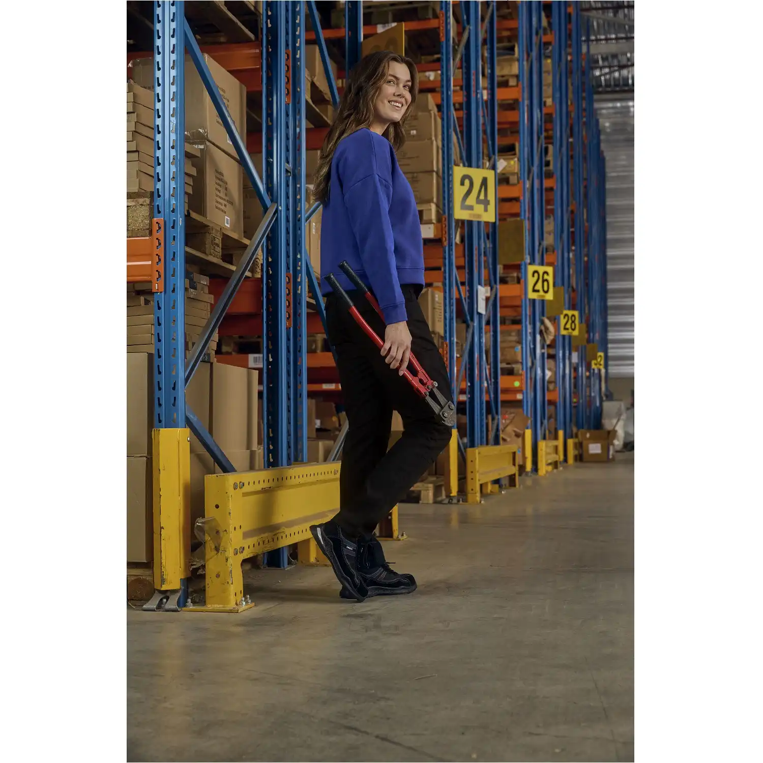 Damen Stretch Jeans "LIVIA" X36 black in W30L30 - Thumbnail 7