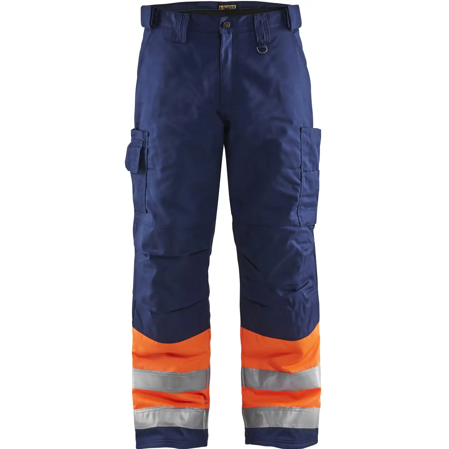 Winter Warnschutz Bundhose "1862" in orange/marine, C146 - Thumbnail 1