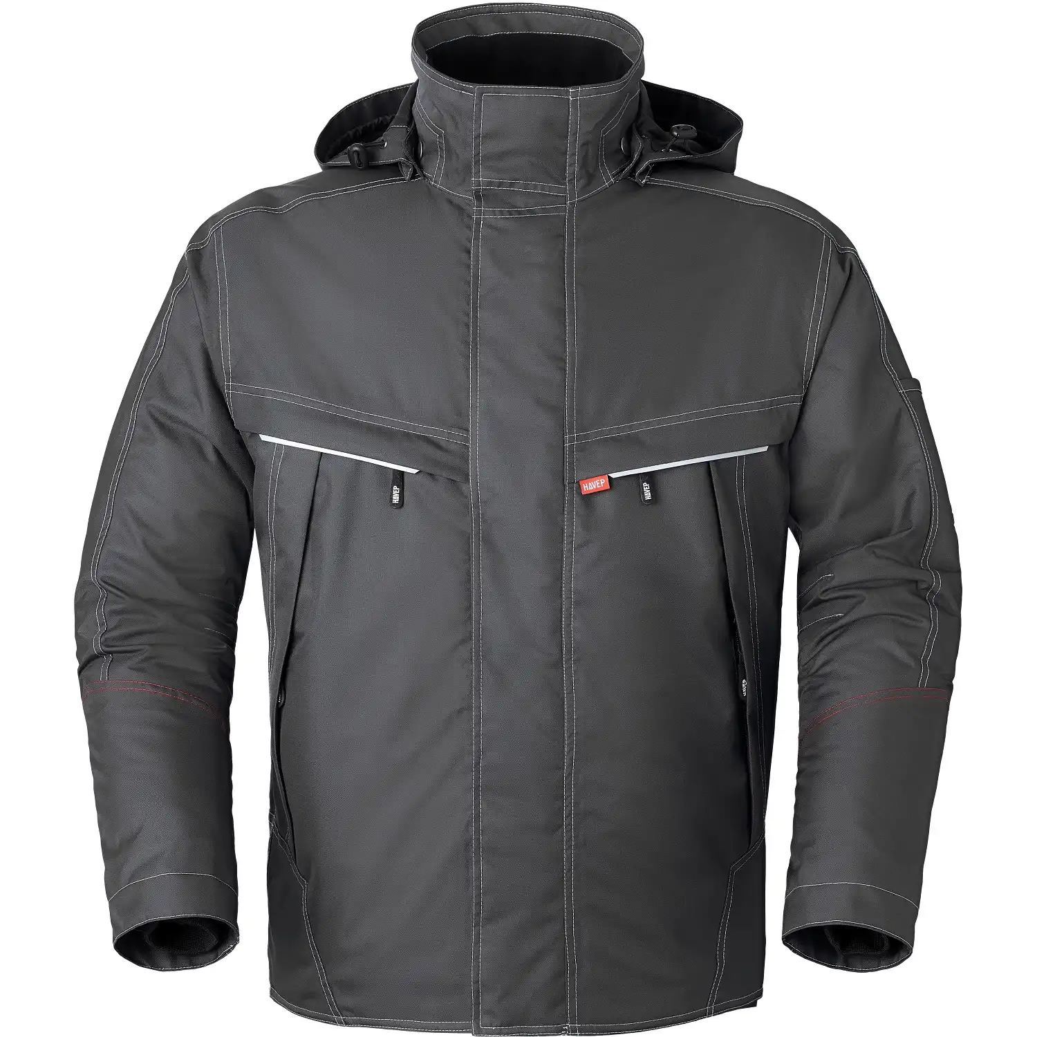 Regen-Parka "50171" Attitude in dunkelgrau, L - Thumbnail 1