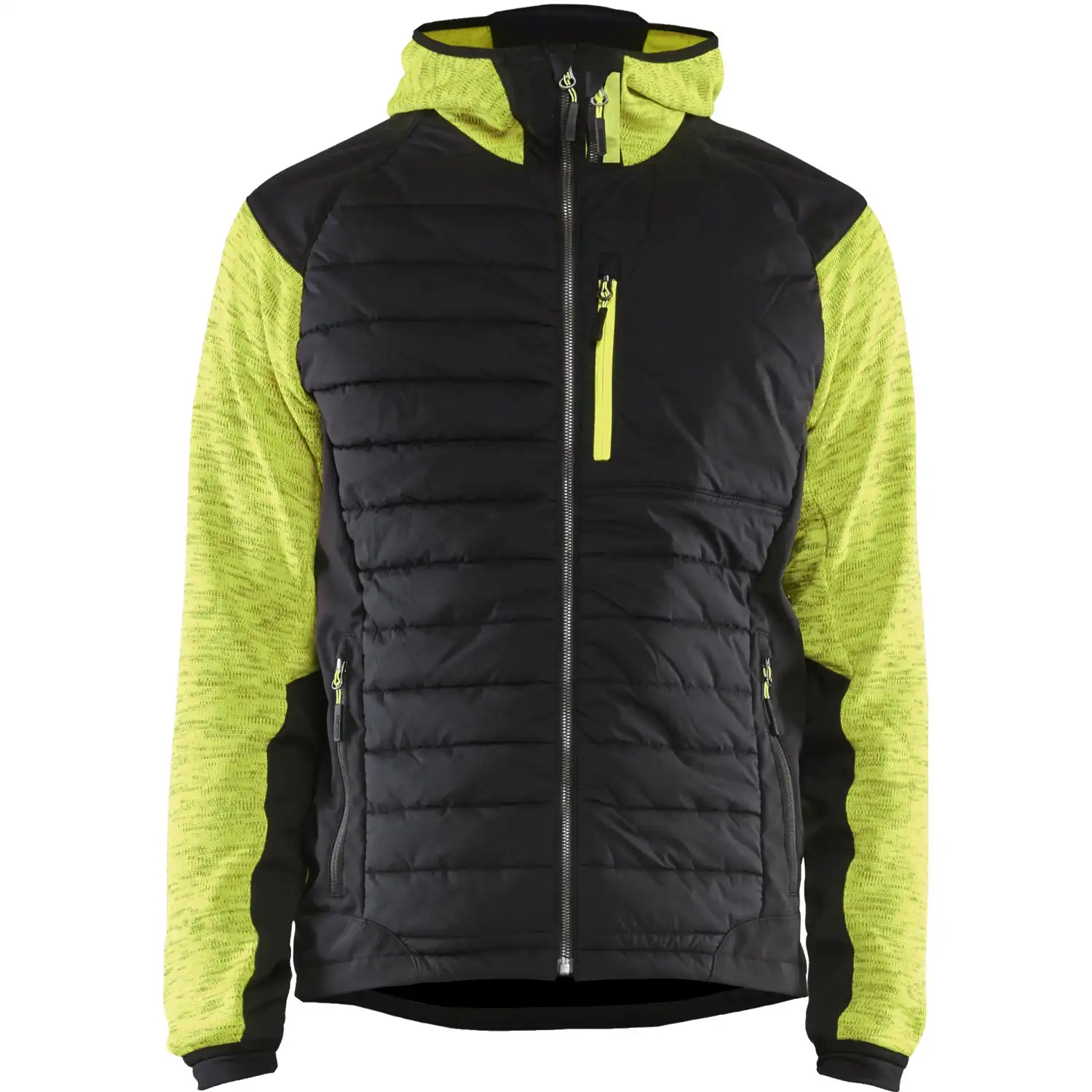 Hybridjacke "5930" in gelb/schwarz, L - Thumbnail 1