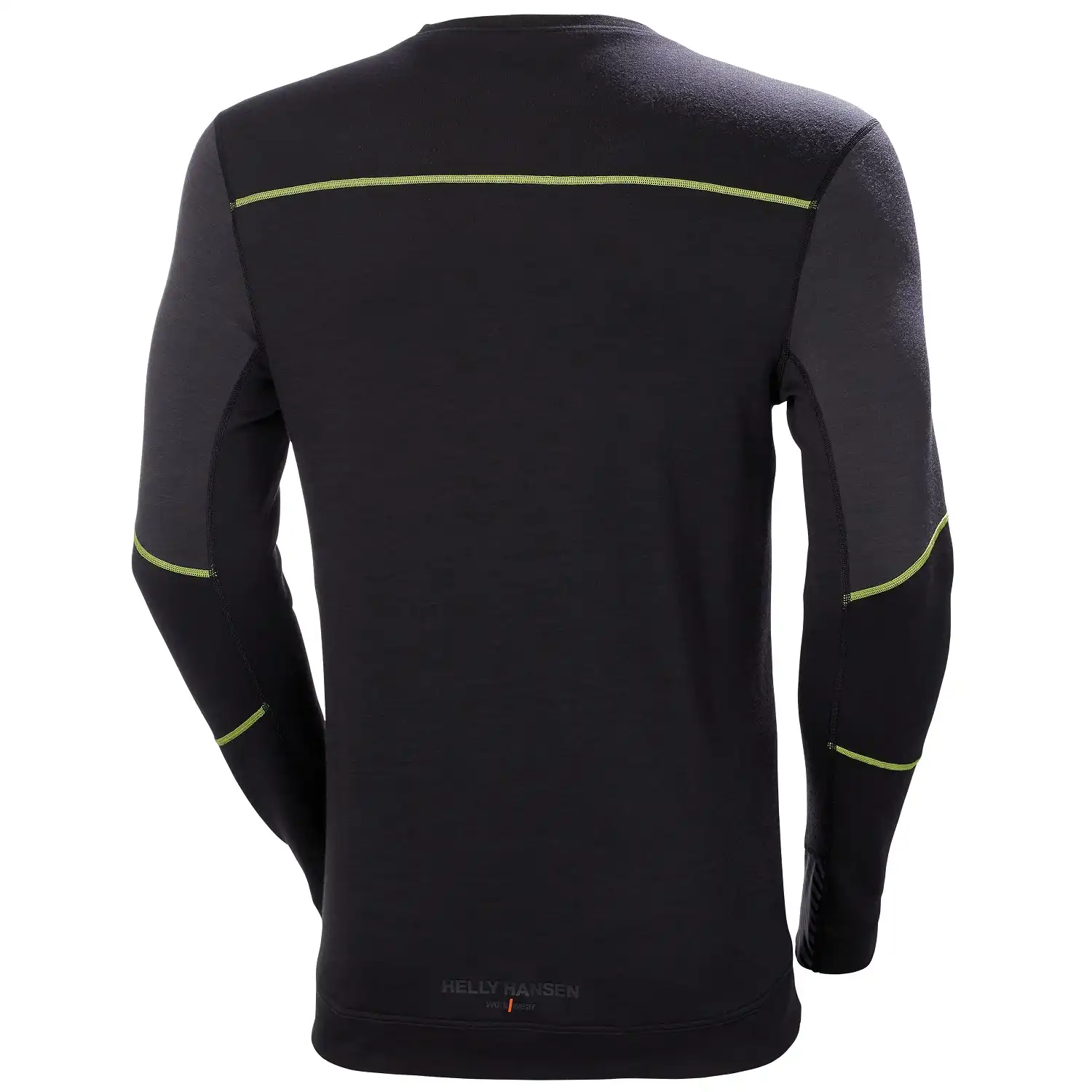 Langarmshirt „LIFA MERINOCREWNECK“ in schwarz/dunkelgrau, XL - Thumbnail 2
