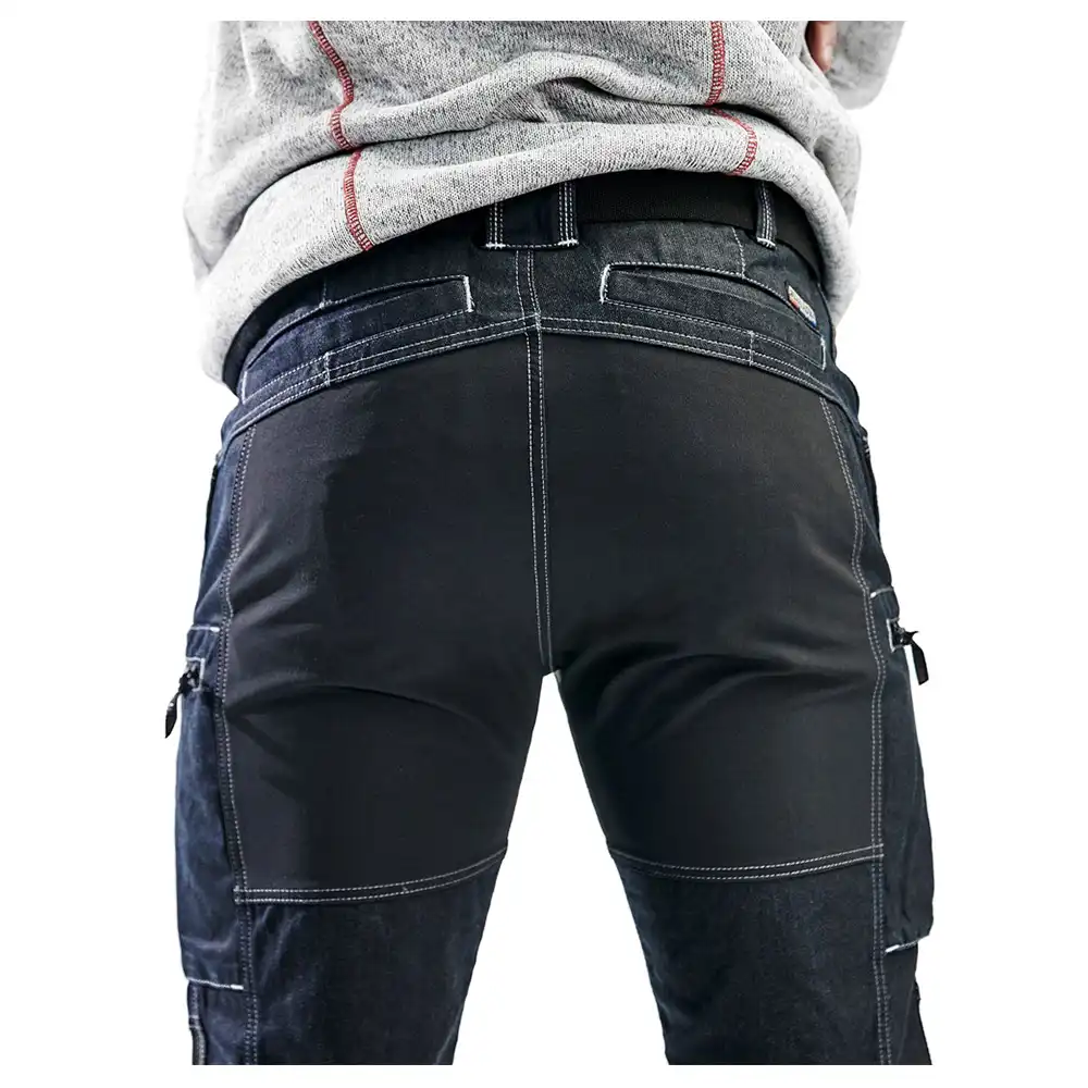 Service Bundhose "1459-1142" 340 g/m² in marine/schwarz, 44 - Thumbnail 3