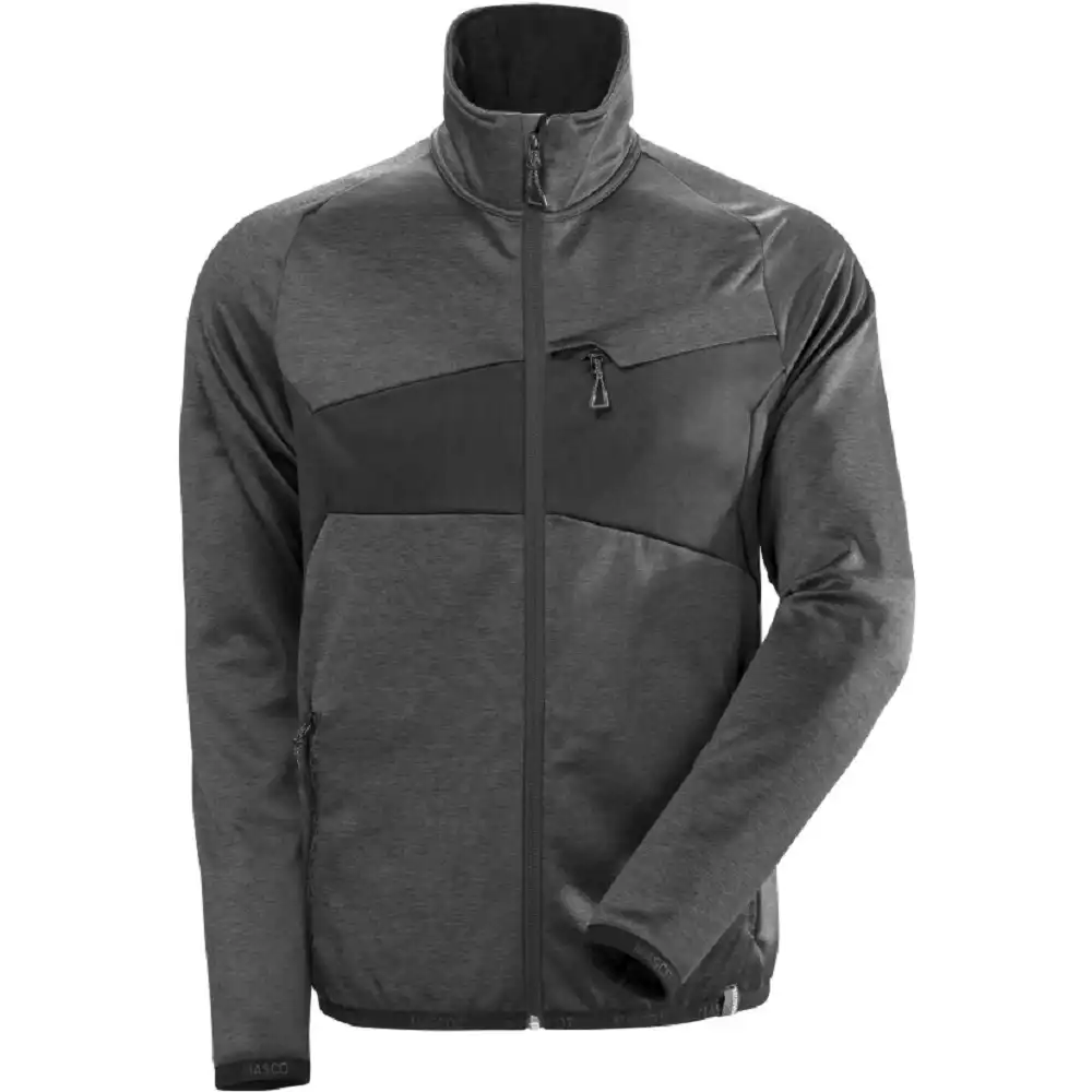 Fleecejacke "ACCELERATE" in dunkelanthrazit/schwarz, L - Bild 1