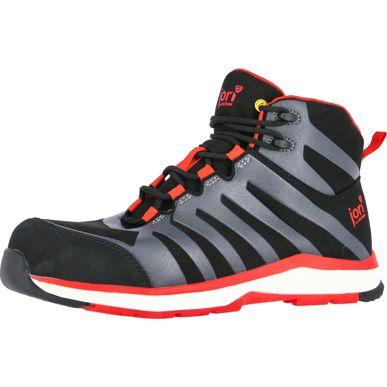 Sicherheitshochschuhe S3 "JO_RAPID BLACK-RED MID" in 36 - Thumbnail 1