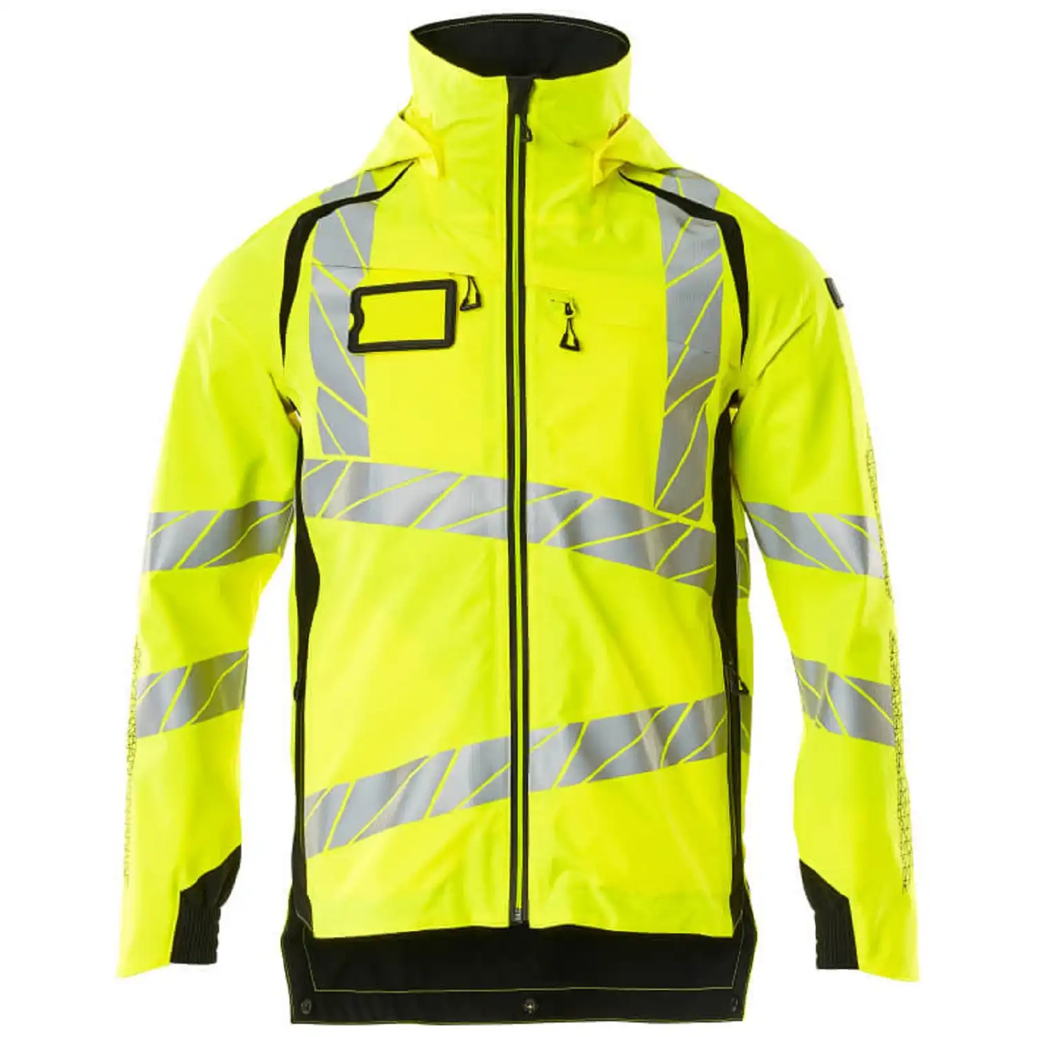 Warnschutz Regenjacke "ACCELERATE SAFE" in gelb/schwarz, XXL - Thumbnail 1