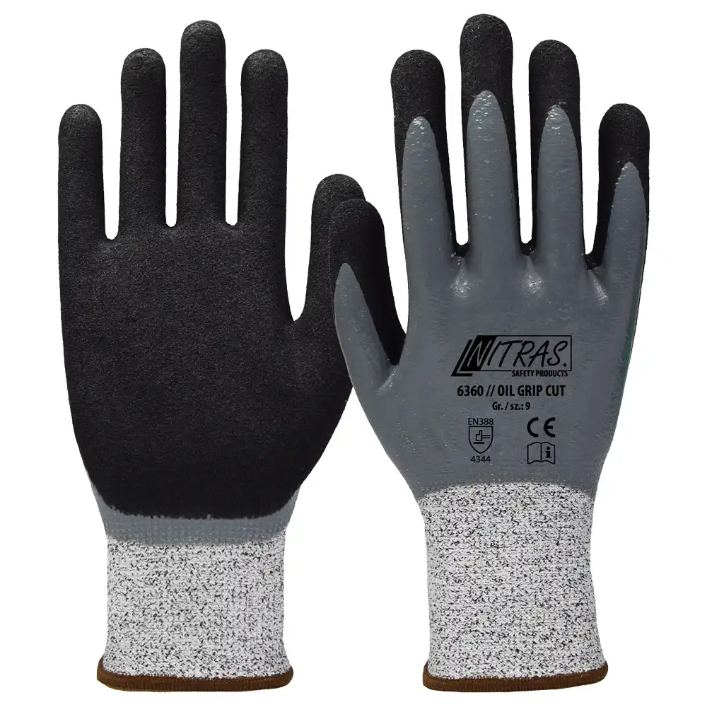 Schnittschutzhandschuhe "OIL GRIP CUT" 6360 in 7 (S) - Bild 1