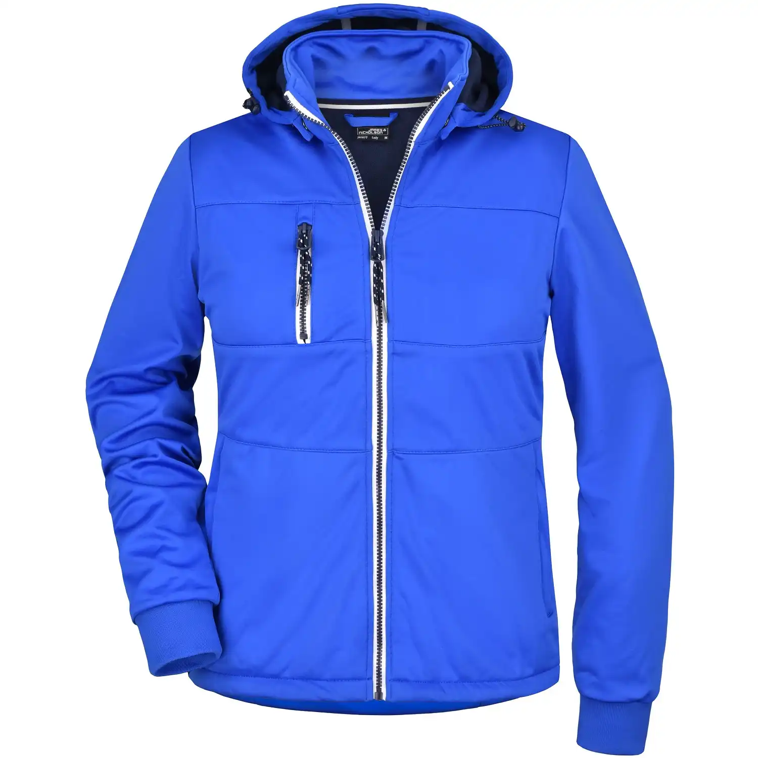 Damen Maritime Jacke "JN1077" in nautic-blue/navy/white, L - Bild 1
