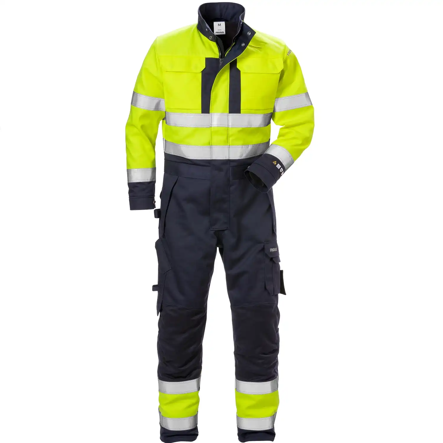 Multinorm Winter-Overall "8088 FLAM" Flame gelb/marine in 3XL - Thumbnail 1