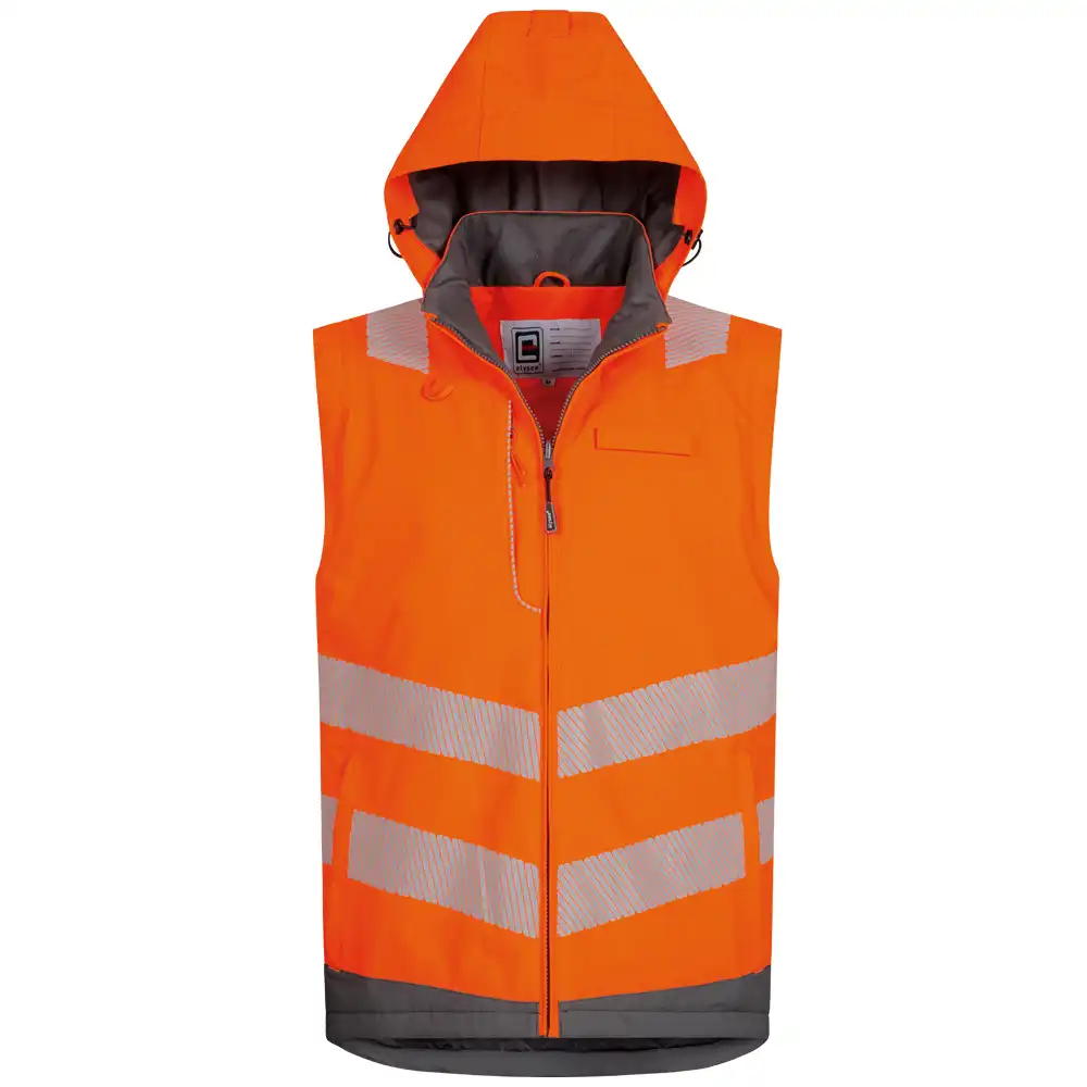 Warnschutz Winterjacke 2-in-1  in orange/grau, L - Thumbnail 3