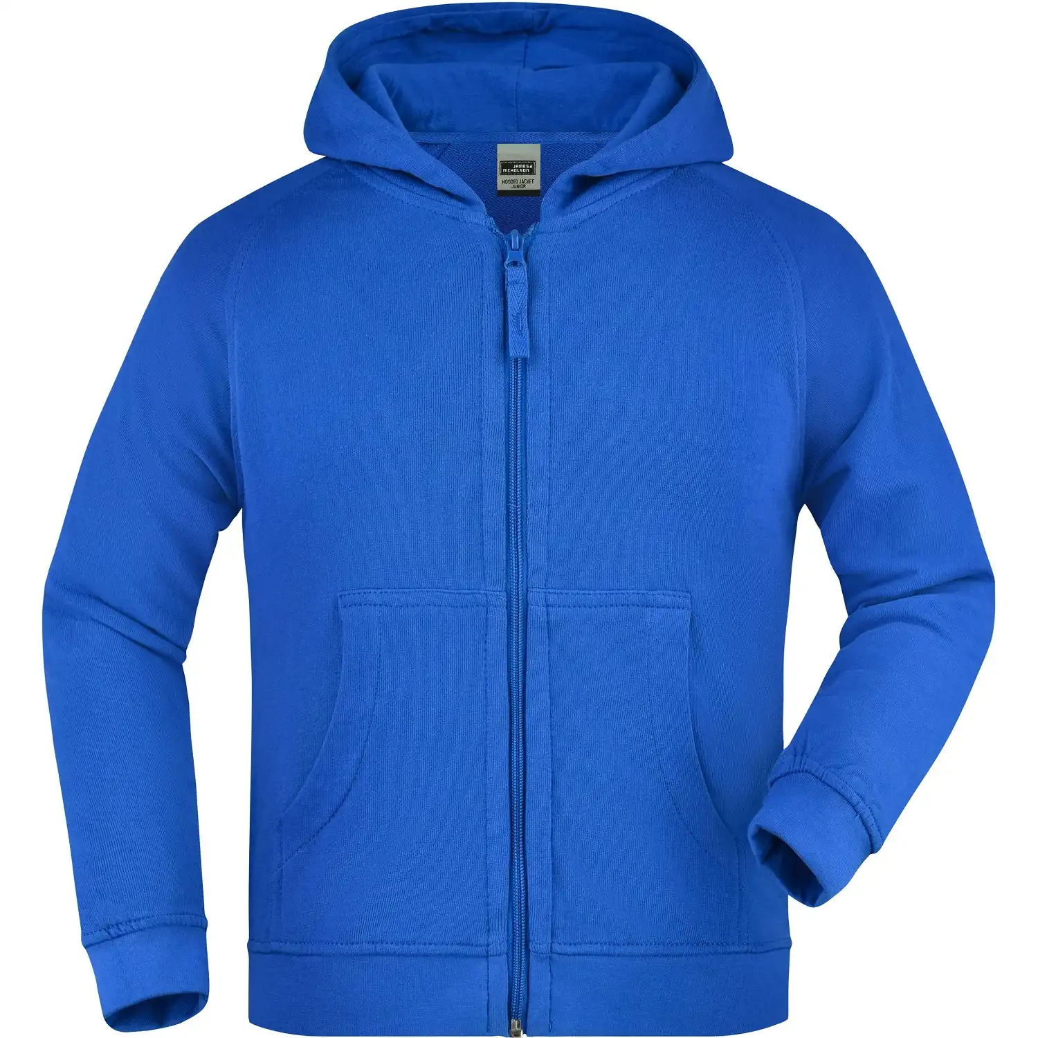 Kinder Kapuzen-Sweatjacke "JN059K"  in royal, L - Bild 1