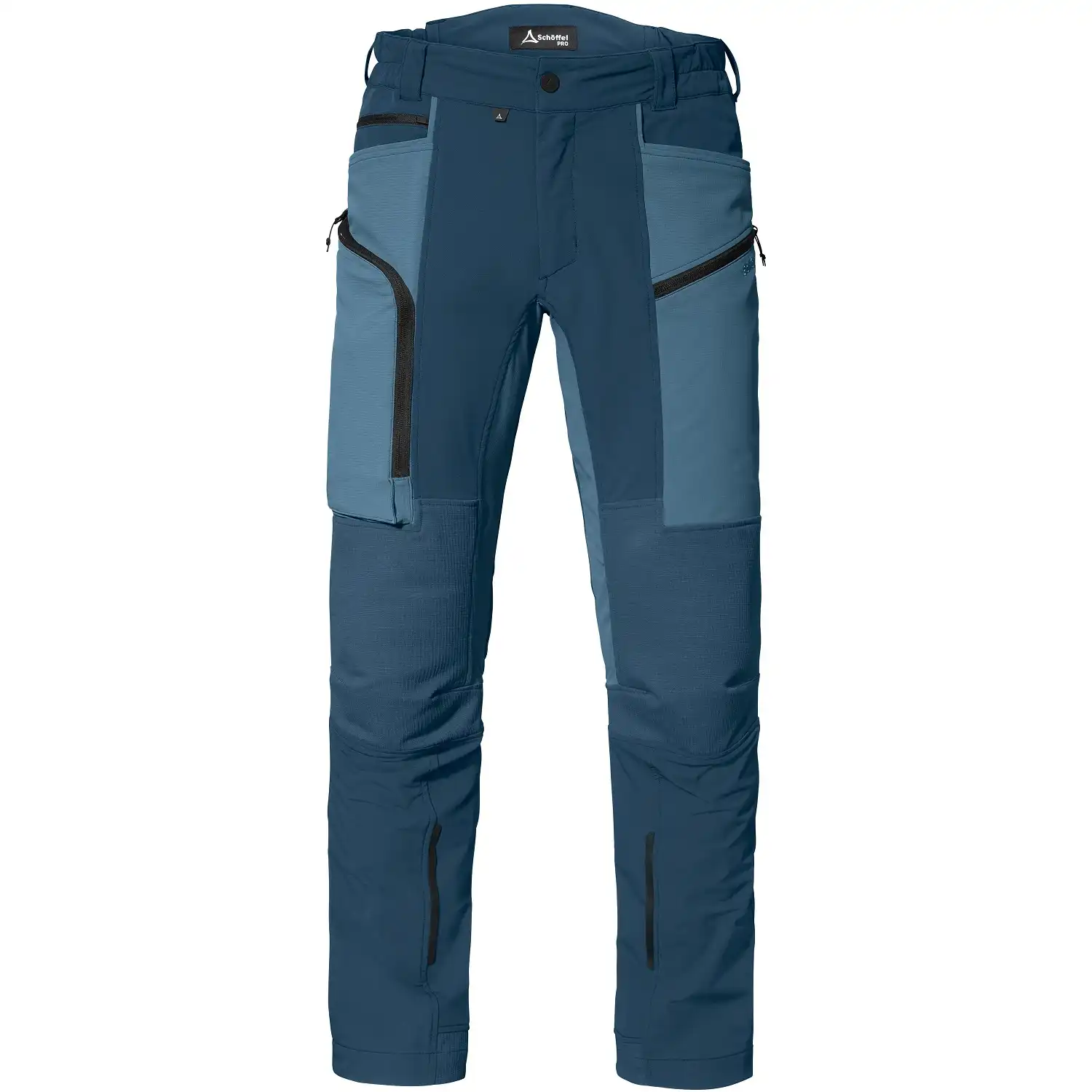 Stretch-Bundhose "MASCHINE" in 48, Blau - Thumbnail 1
