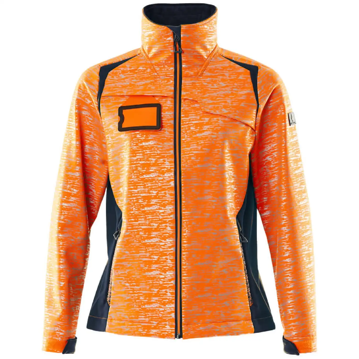 Damen Softshell Jacke "ACCELERATE SAFE" in orange/schwarzblau, XXL - Bild 1