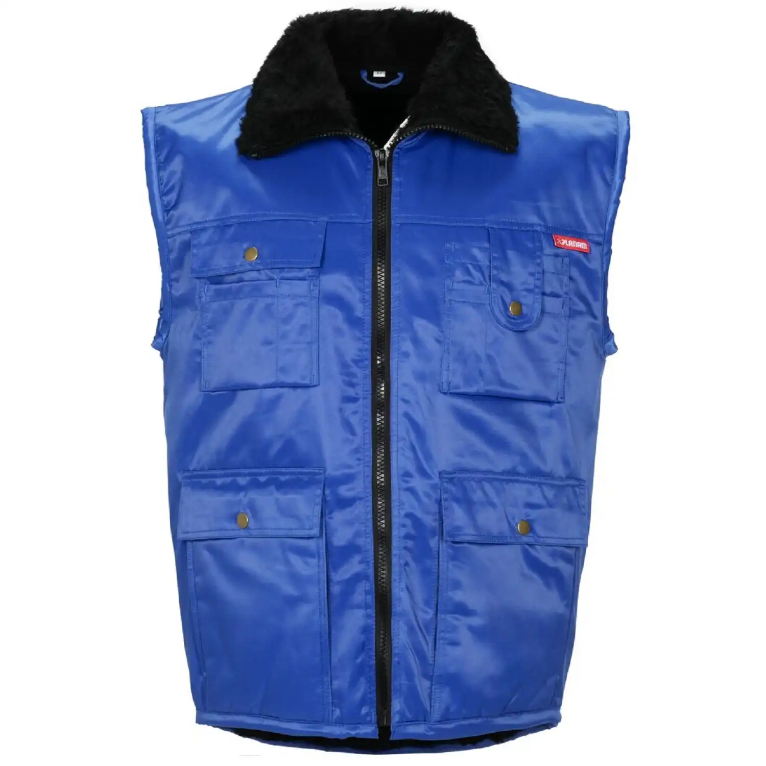 Winter-Piloten Weste "GLETSCHER" Outdoor in kornblau, L - Thumbnail 1