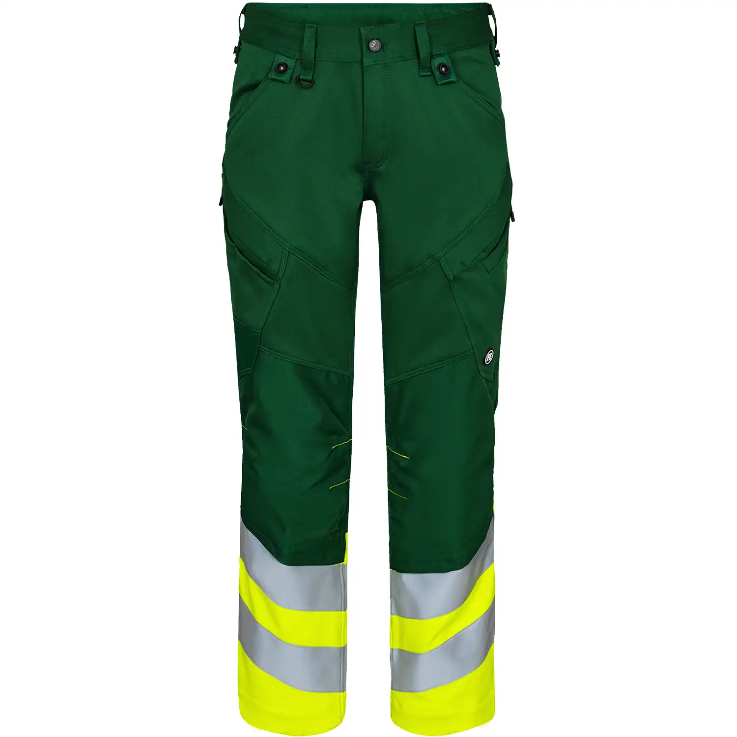 Warnschutz Stretch Bundhose "2546-314" Safety Kl. 1 in grün/gelb, 48 - Thumbnail 1