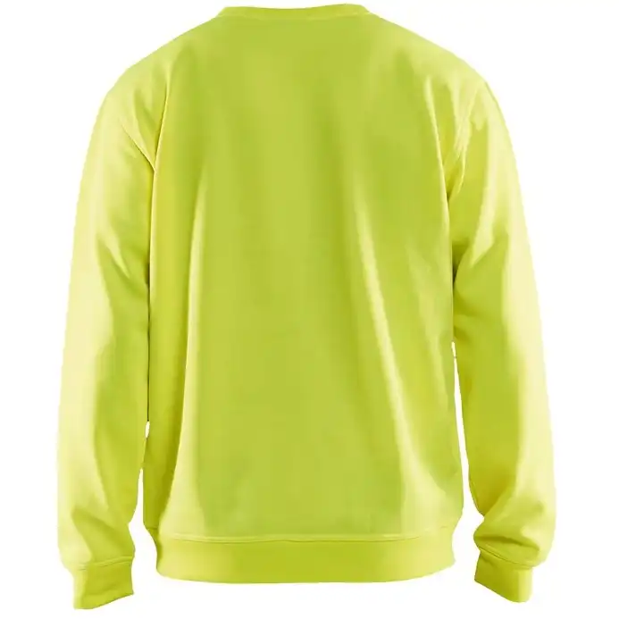 Hi-Vis Sweatshirt "3401" in gelb, 3XL - Thumbnail 2
