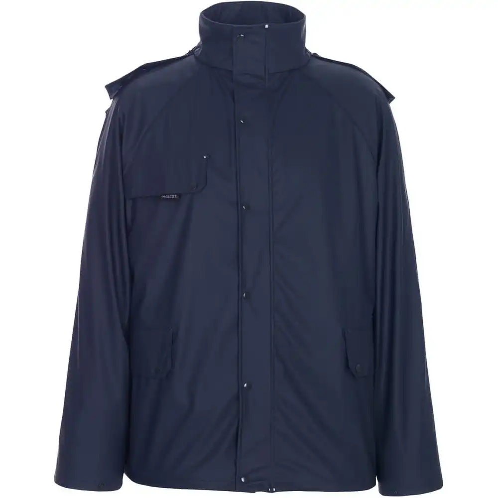 Regenjacke "WATERFORD" Aqua  in marine, XXL - Bild 1