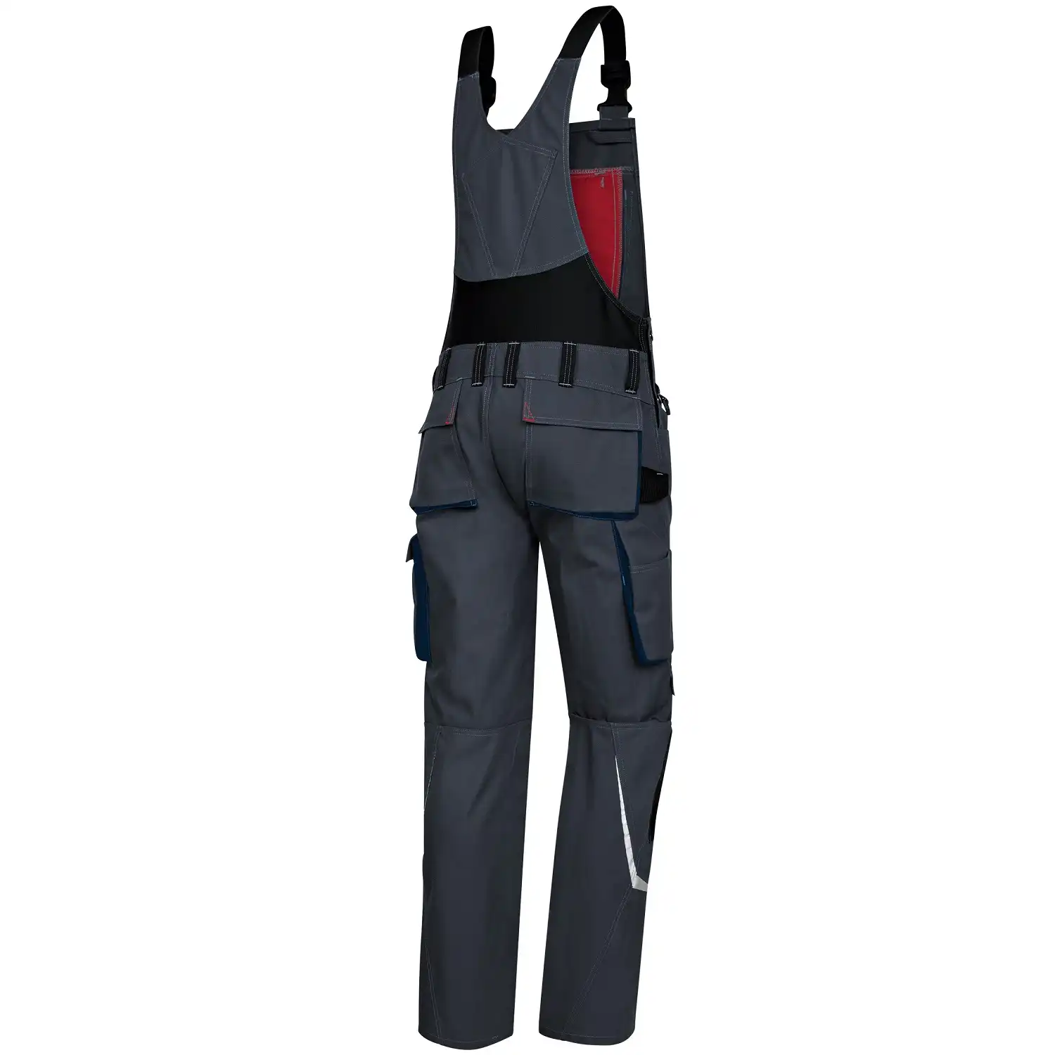 Latzhose "1804-720" Comfort Plus in anthrazit, 42 - Thumbnail 2