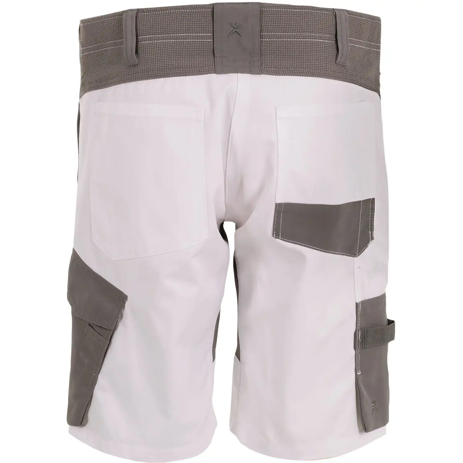 Damen Stretch-Shorts "Norit" in weiß/zink, 4XL - Thumbnail 2