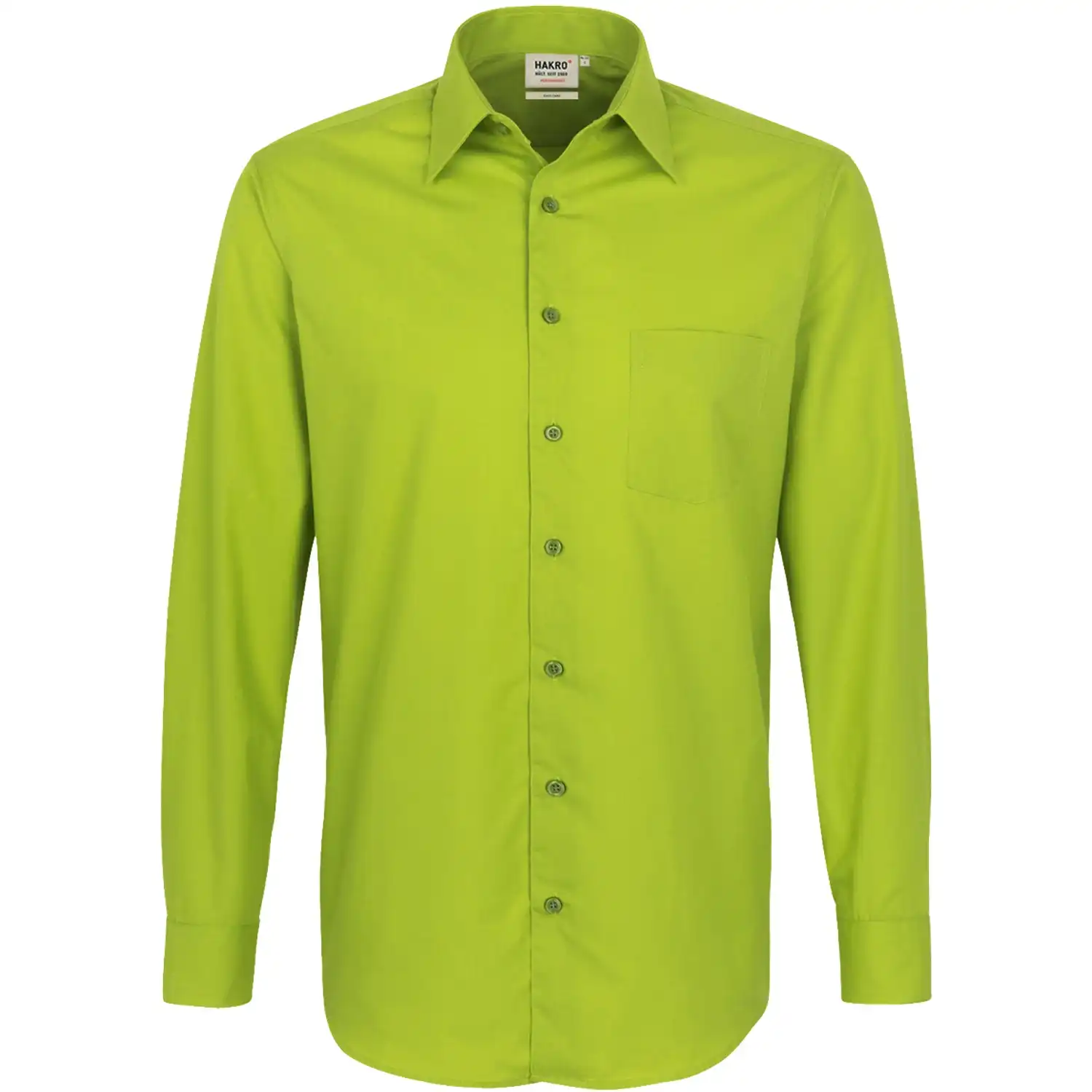 Herren Hemd 1/1-Arm "Performance" 123 in kiwi, 5XL - Bild 1