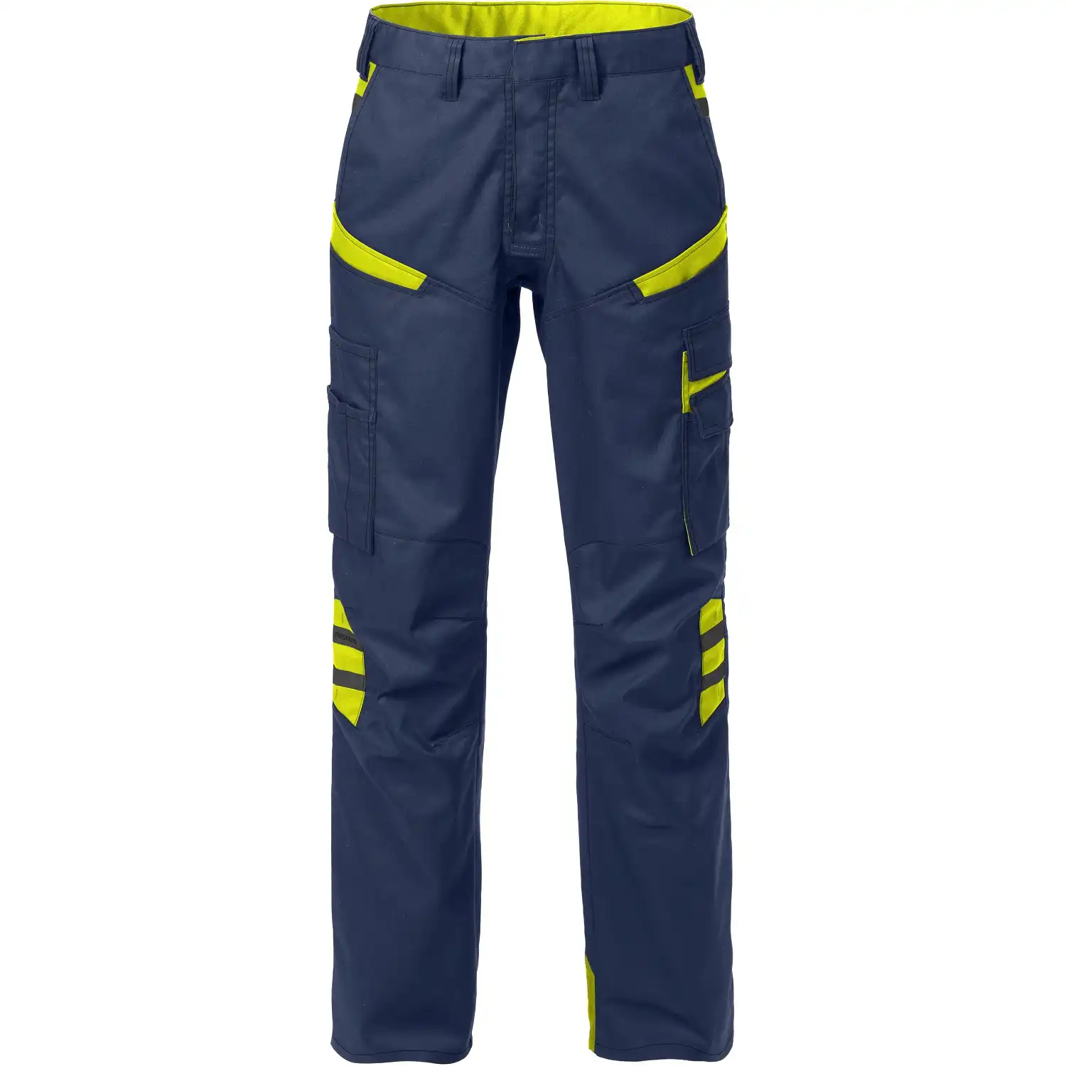 Damen Servicehose "2554 STFP" Fusion Skarup in marine/gelb, R34 - Bild 1