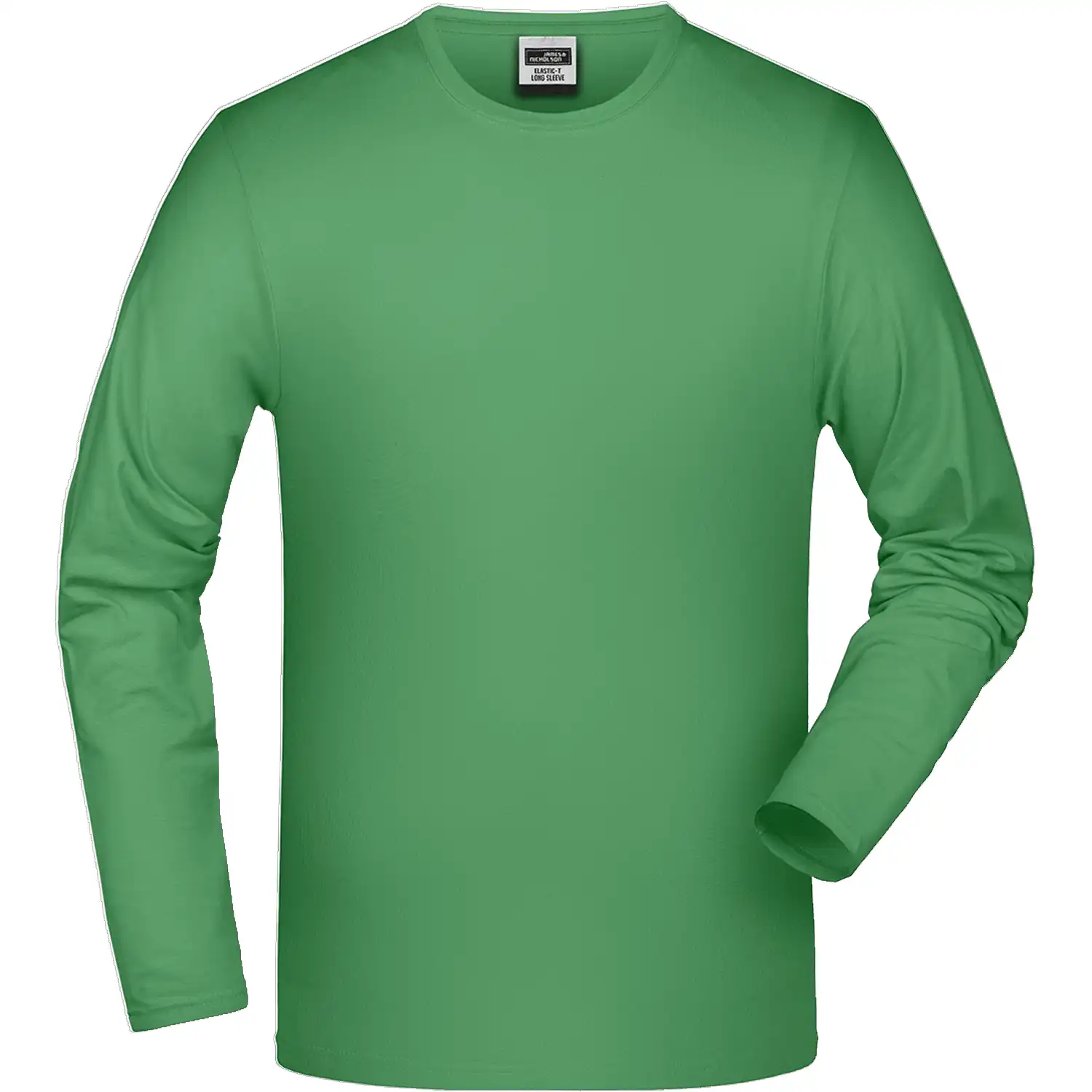 Langarmshirt Elasthan"JN056" in green, XL - Bild 1