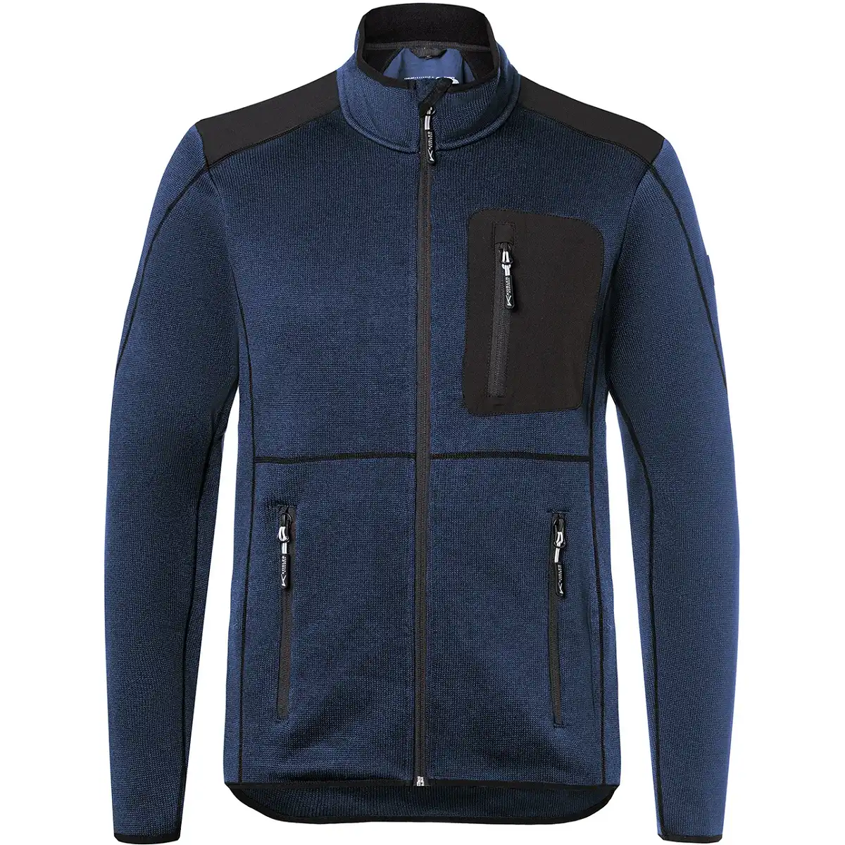 Strickjacke "1443 6339" Weather in dunkelblau/schwarz, L - Thumbnail 1