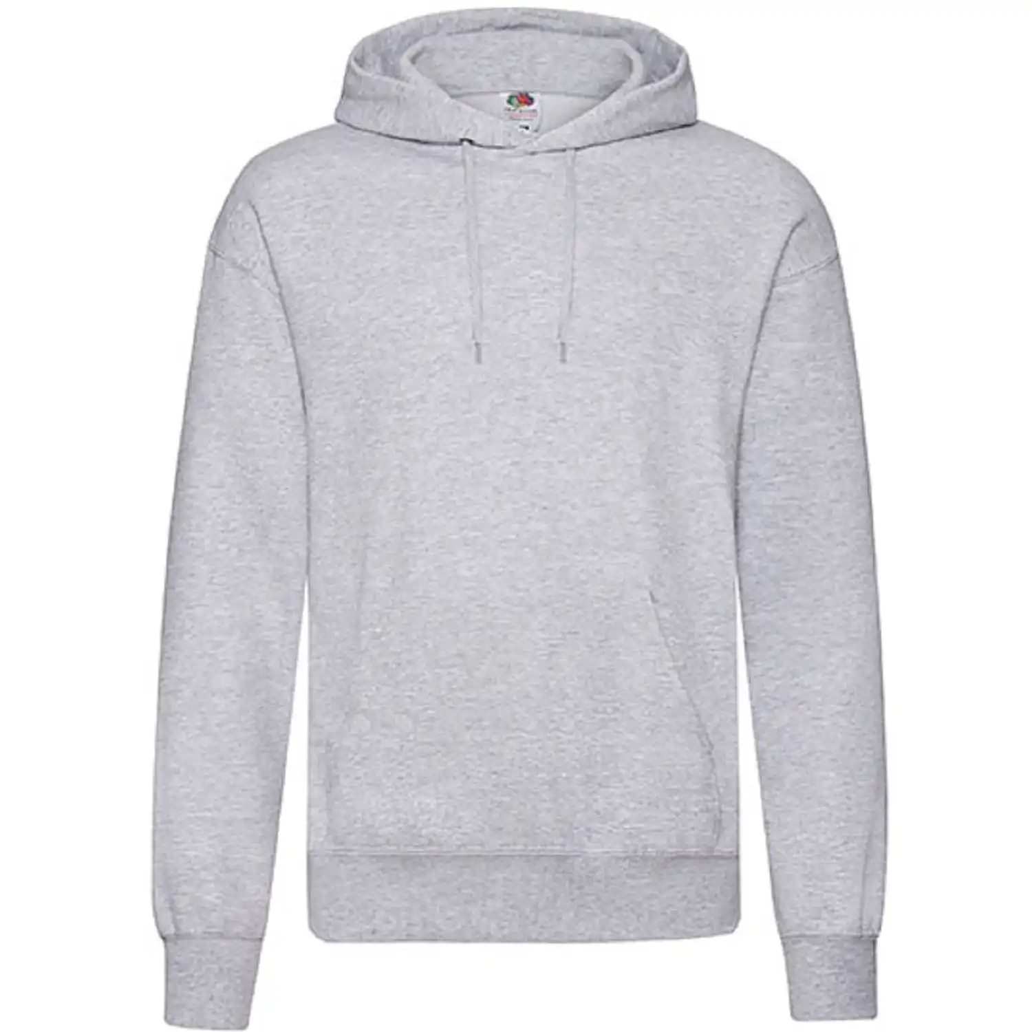 Kapuzen-Sweatshirt "F421" Classic in heather grey, M - Bild 1