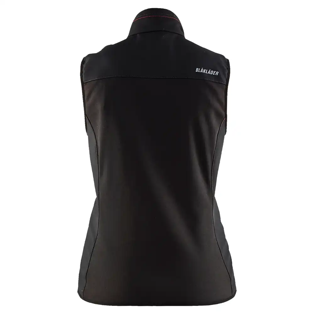 Damen Softshellweste "3851" in schwarz/rot, XS - Thumbnail 2