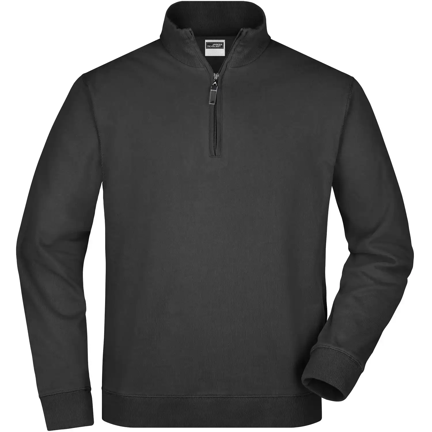 Zip-Sweatshirt "JN352" in schwarz, 3XL - Bild 1