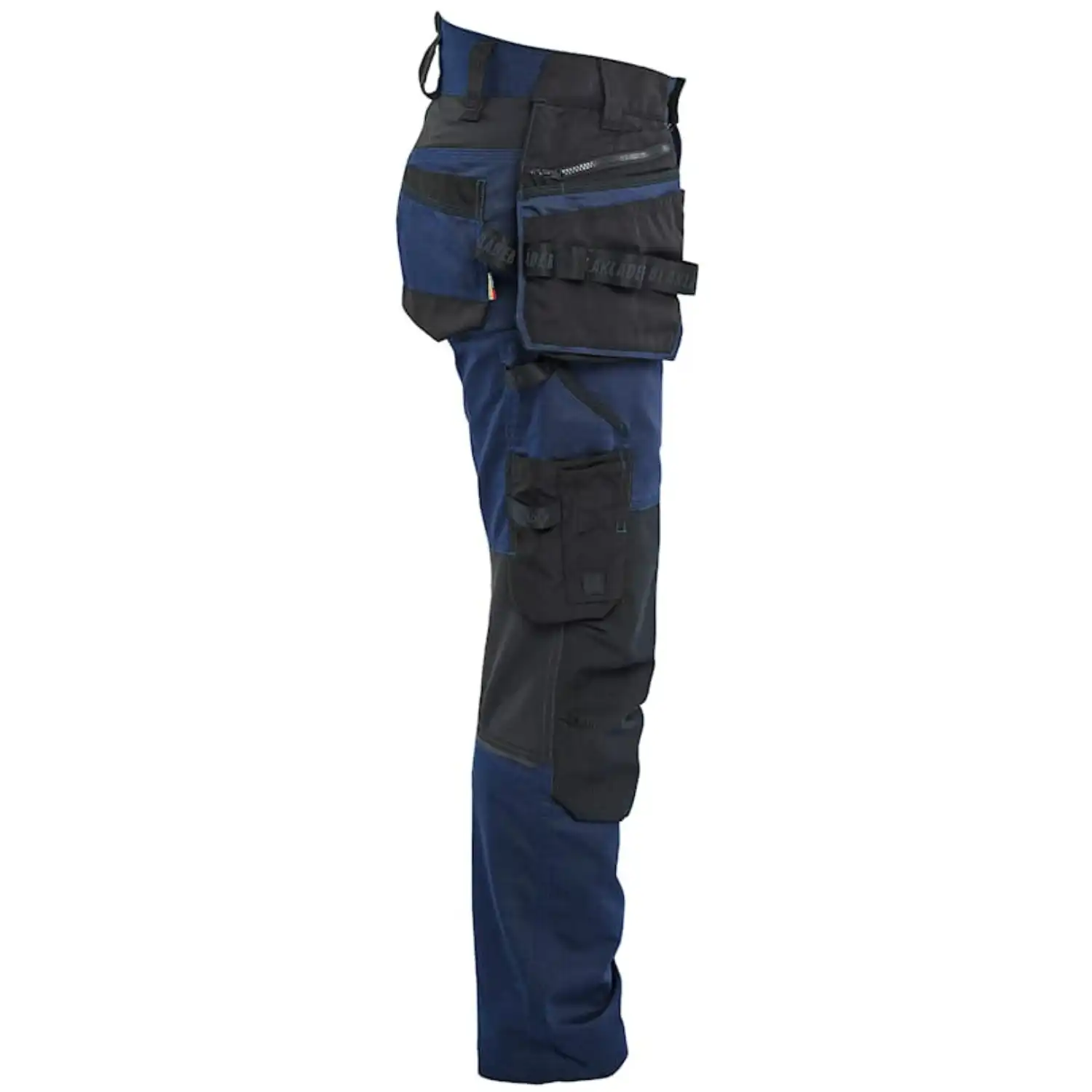 Damen Arbeitshose Stretch 7170 in Dunkelmarine/Schwarz, C32 - Thumbnail 3