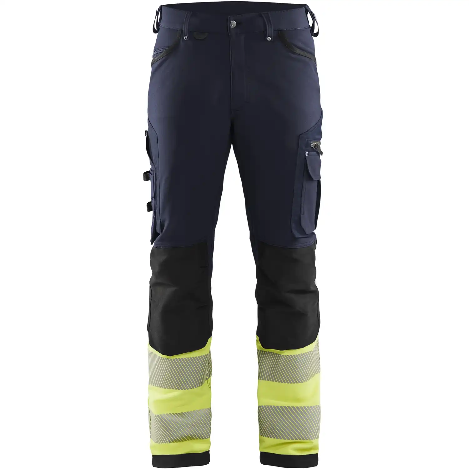 Warnschutz Stretch-Bundhose Kl. 1 "1193"  in marine/gelb, C144 - Thumbnail 1