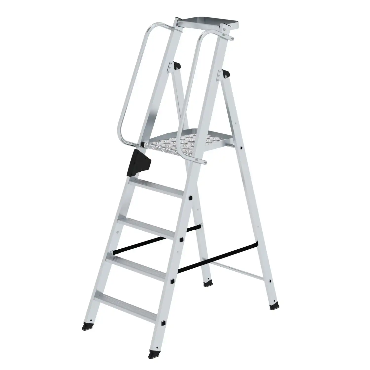 Plattformleiter mit Ablageschale in 5 Stufen - Bild 1