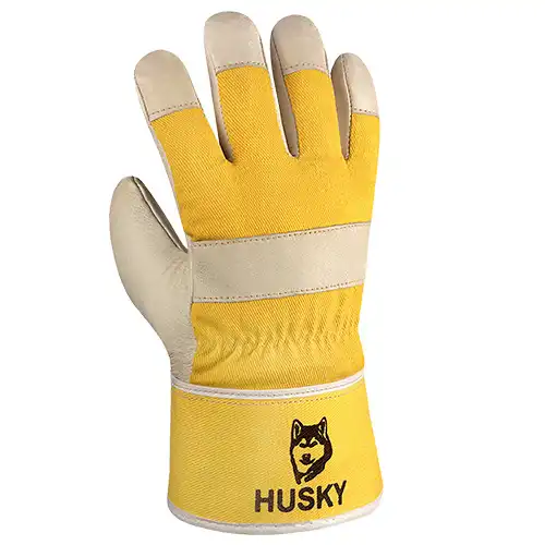 Winter Schweinsvollleder-Arbeitshandschuhe "HUSKY" in 8 (M) - Bild 1