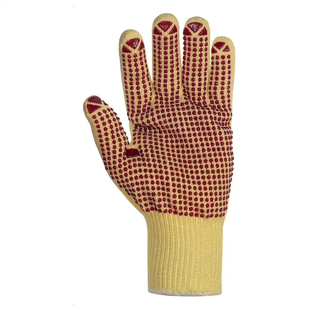 Kevlar®-Mittelstrick-Arbeitshandschuhe PVC-Noppen in 10 (XL) - Bild 1