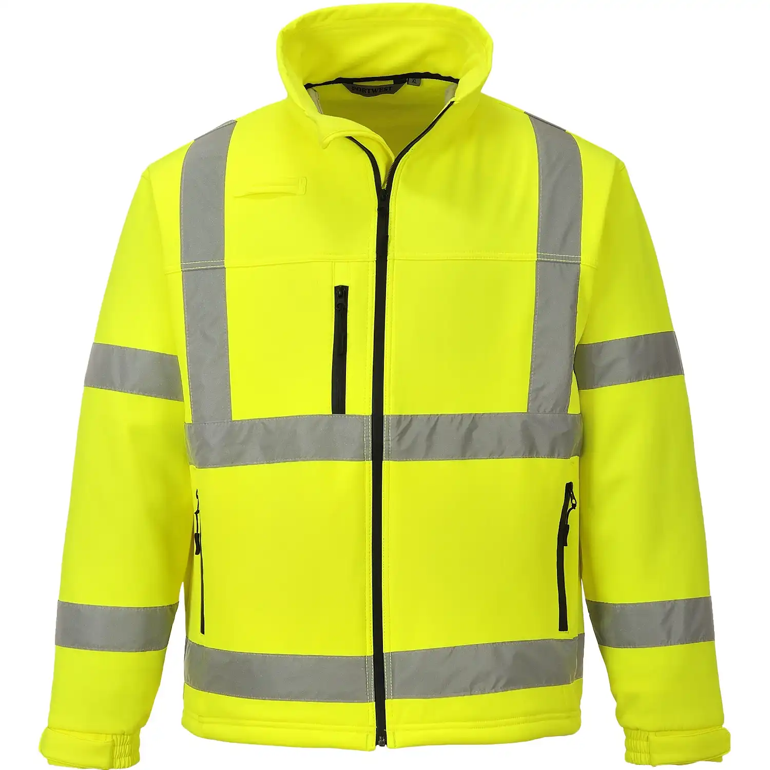 Warnschutz Softshelljacke "S424" in gelb, L - Bild 1