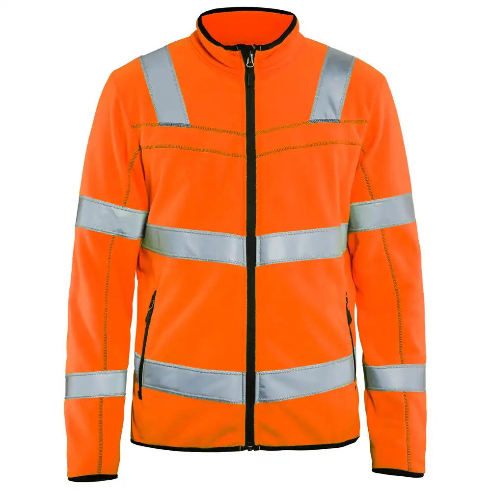 Warnschutz Microfleece-Jacke "4941" in Orange, 3XL - Thumbnail 1