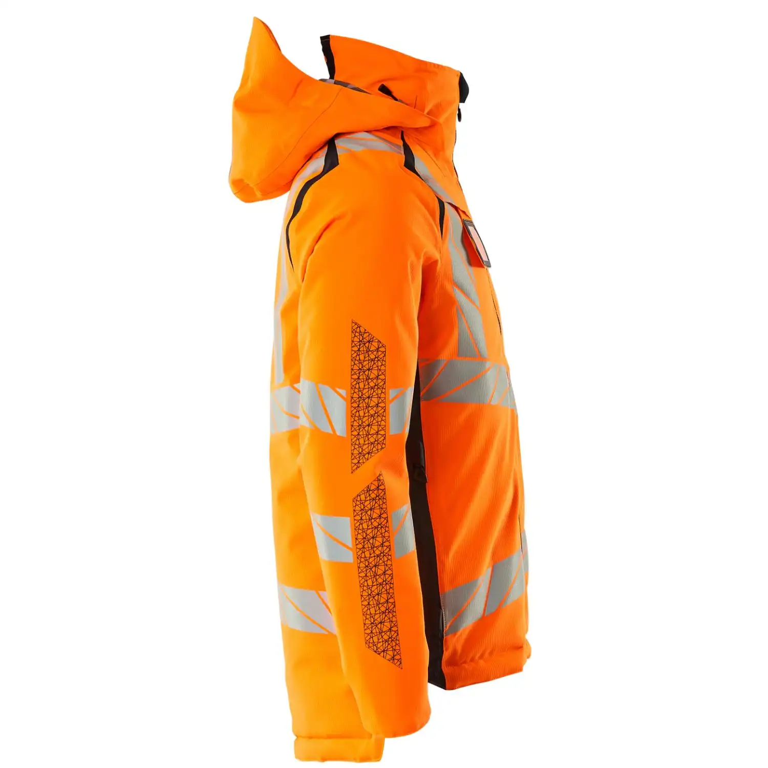 Warnschutz Winterjacke "ACCELERATE SAFE" in orange/schwarzblau, L - Thumbnail 4