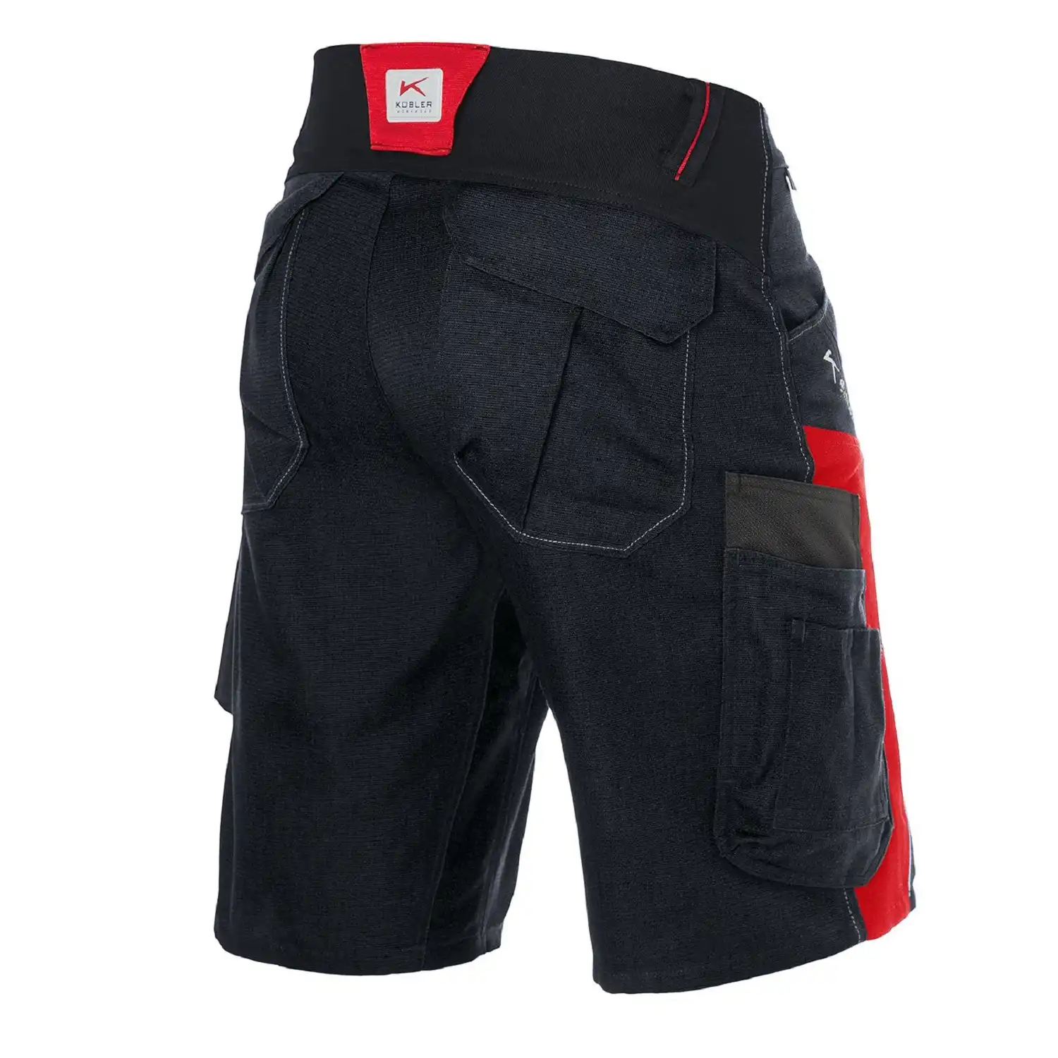 Herren Shorts BODYFORCE in schwarz/mittelrot, 54 - Thumbnail 2