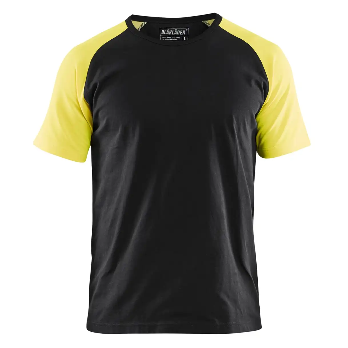 T-Shirt "3515" in schwarz/gelb, 3XL - Thumbnail 1