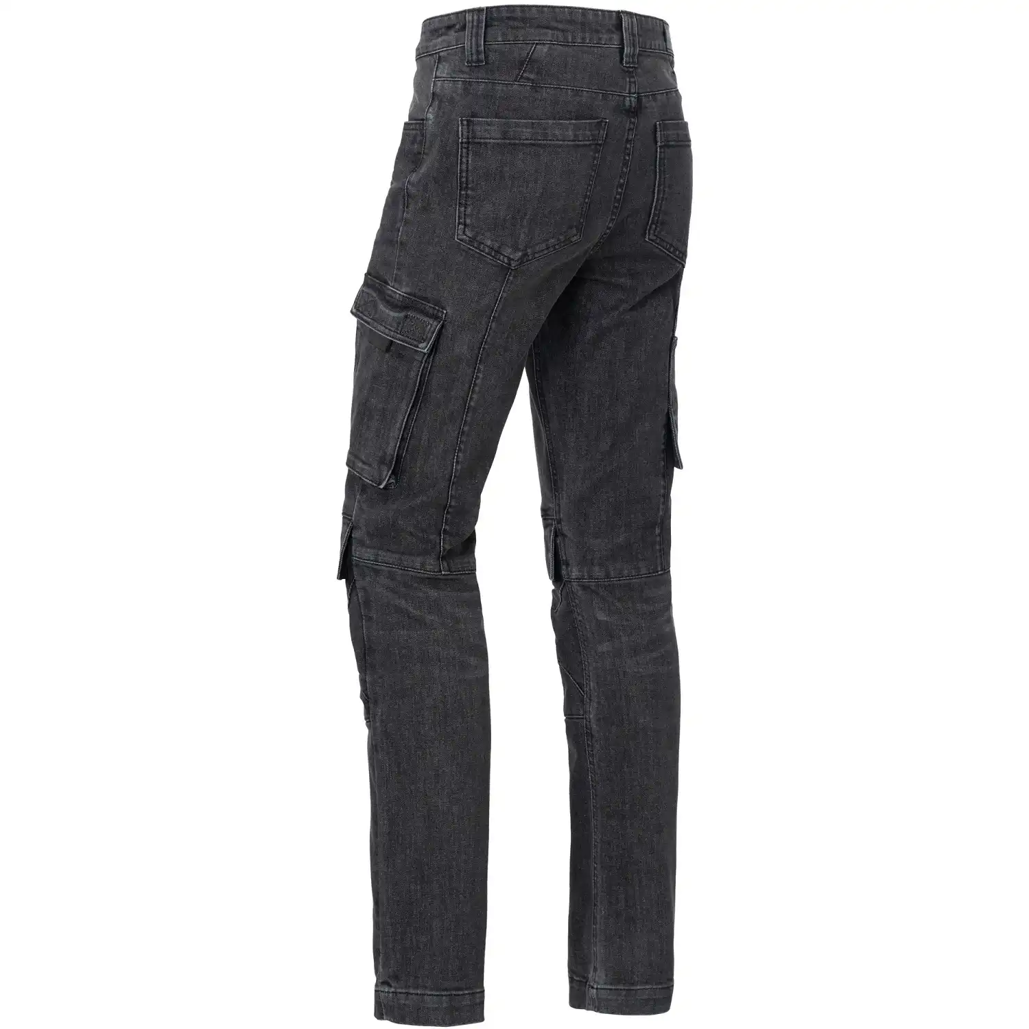 Damen Stretch Jeans "LARA" X35 black/grey in W27L30 - Thumbnail 3