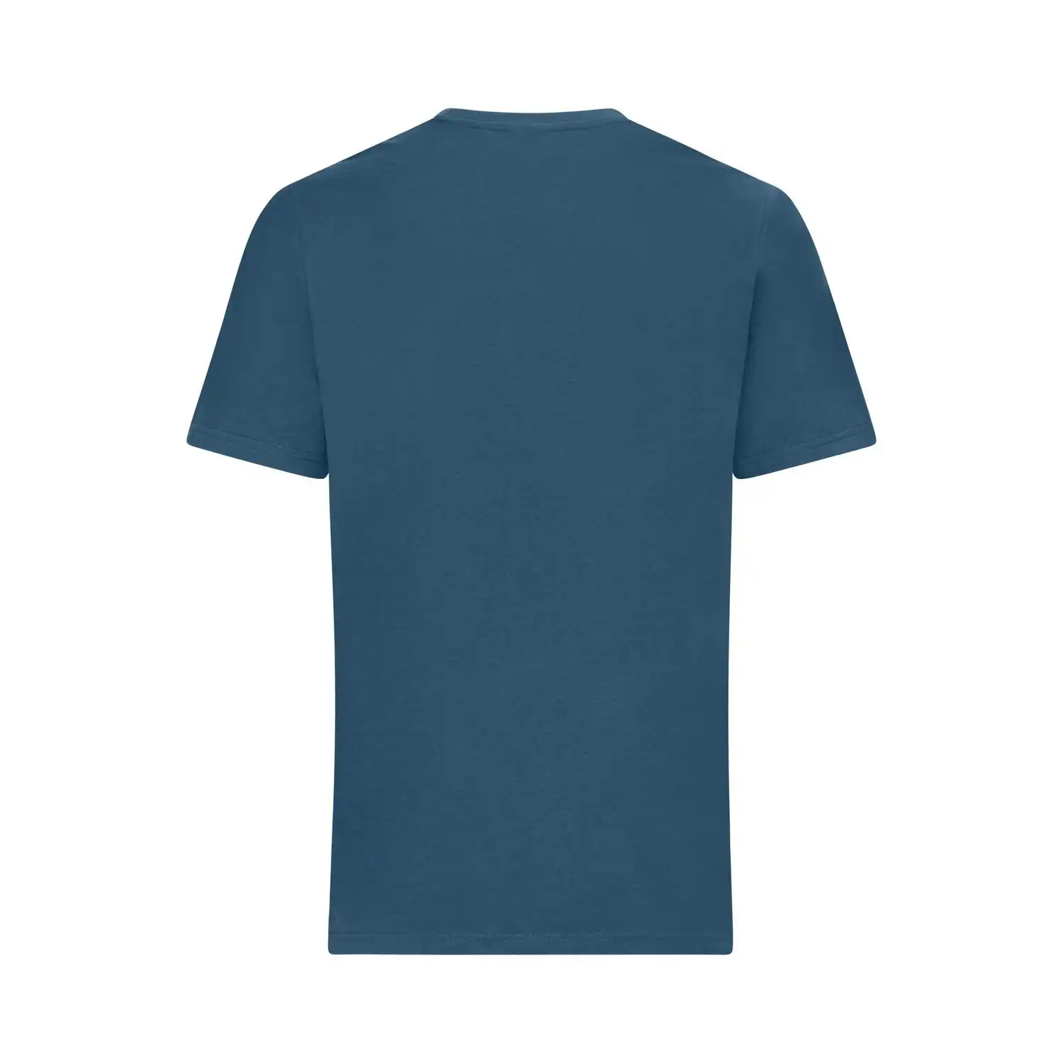 T-Shirt colour-block Unisex "8049" in XXS, dusty-blue/sandstone - Thumbnail 4