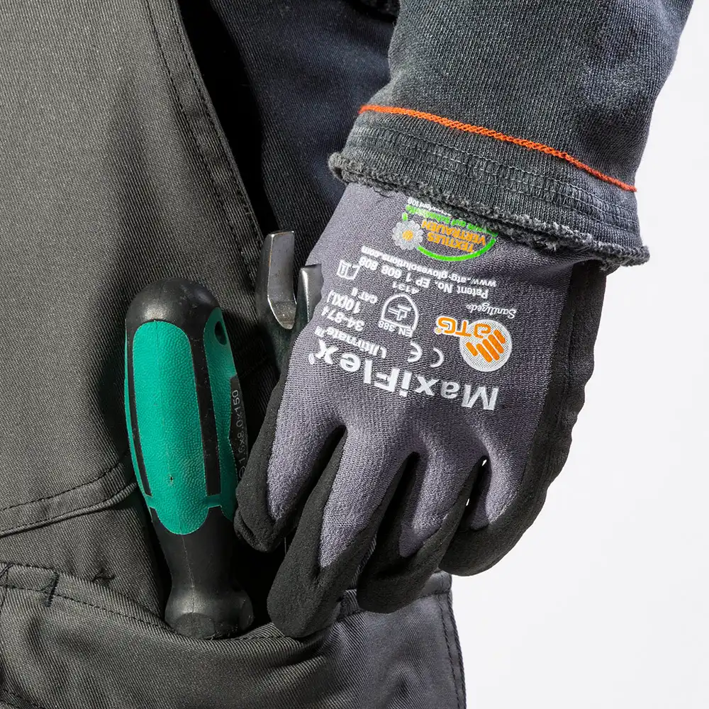 Nylon-Handschuhe 34-874 "MaxiFlex® ULTIMATE™" in 5 (XXS) - Thumbnail 3