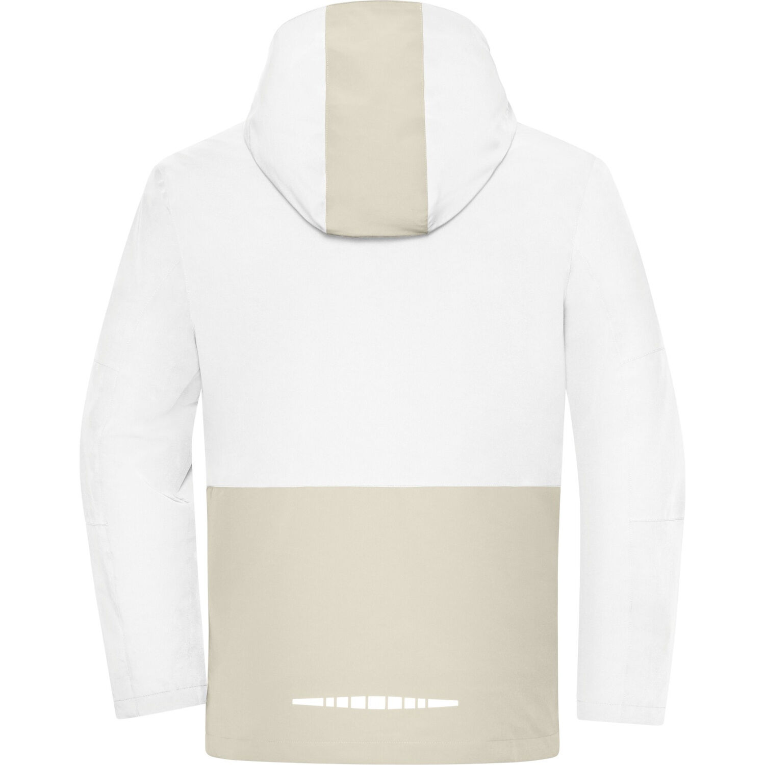 Hardshell Regenjacke "JN1878" in L, Weiß - Thumbnail 4
