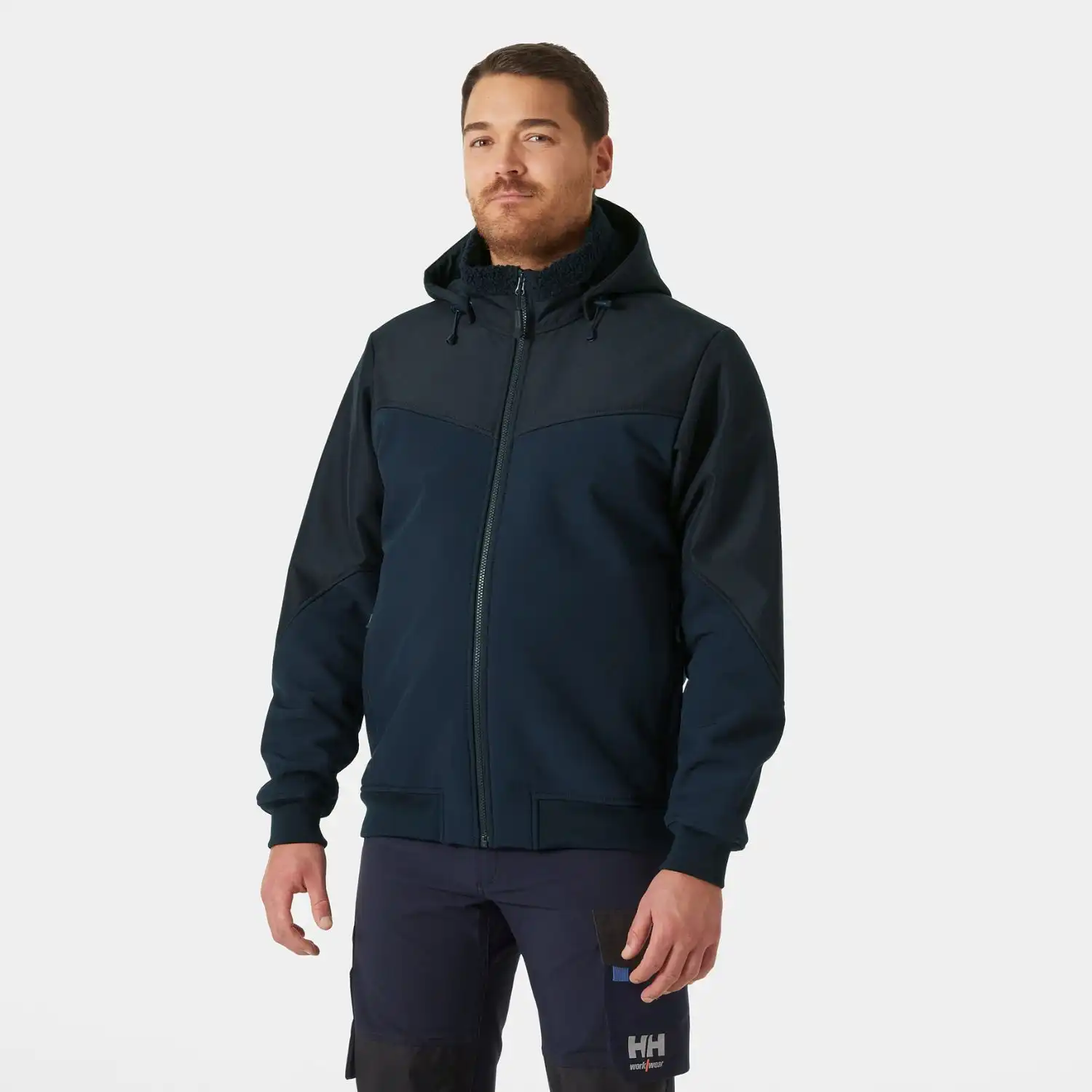 Winter-Softshelljacke "OXFORD" in navy, M - Thumbnail 3