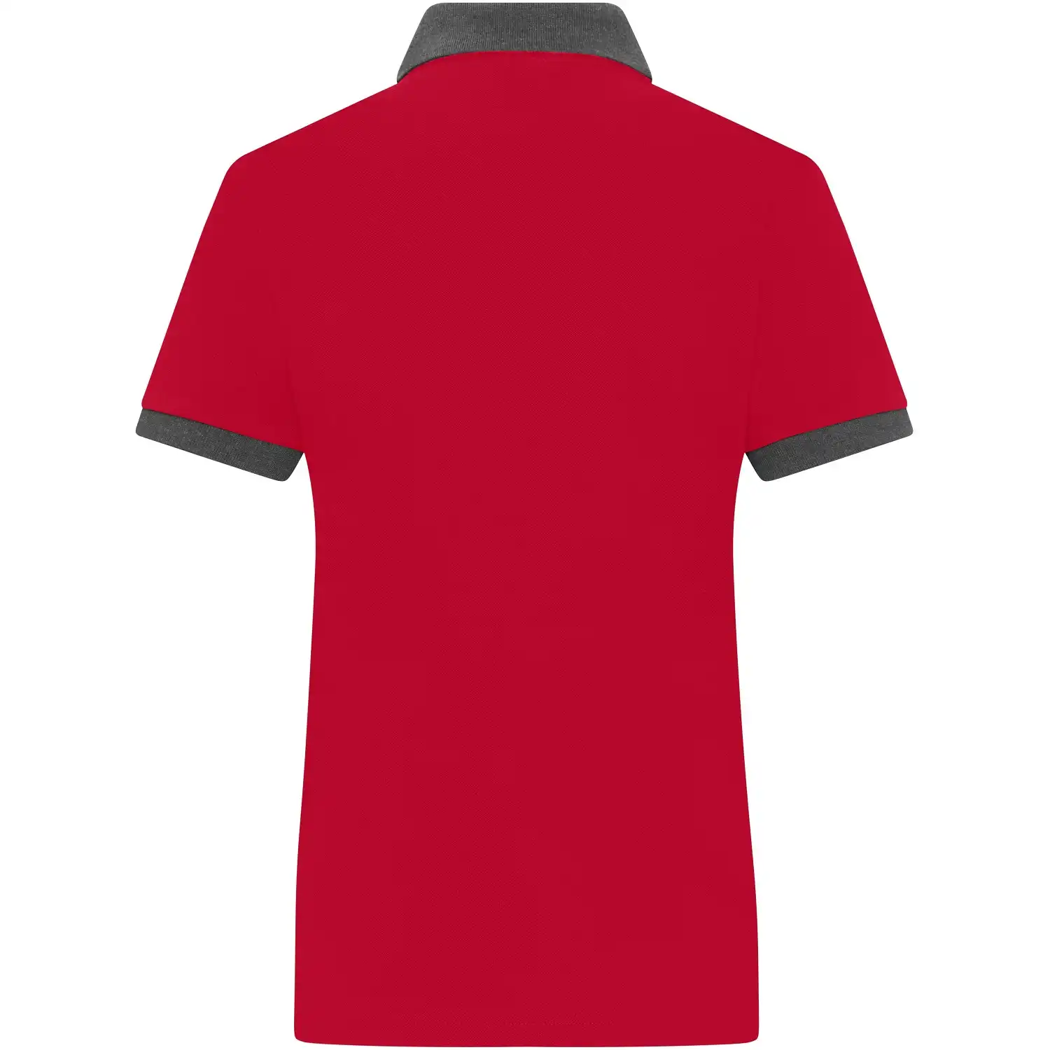 Damen Polo-Shirt "JN1303" in red/anthracite-melange, S - Thumbnail 2