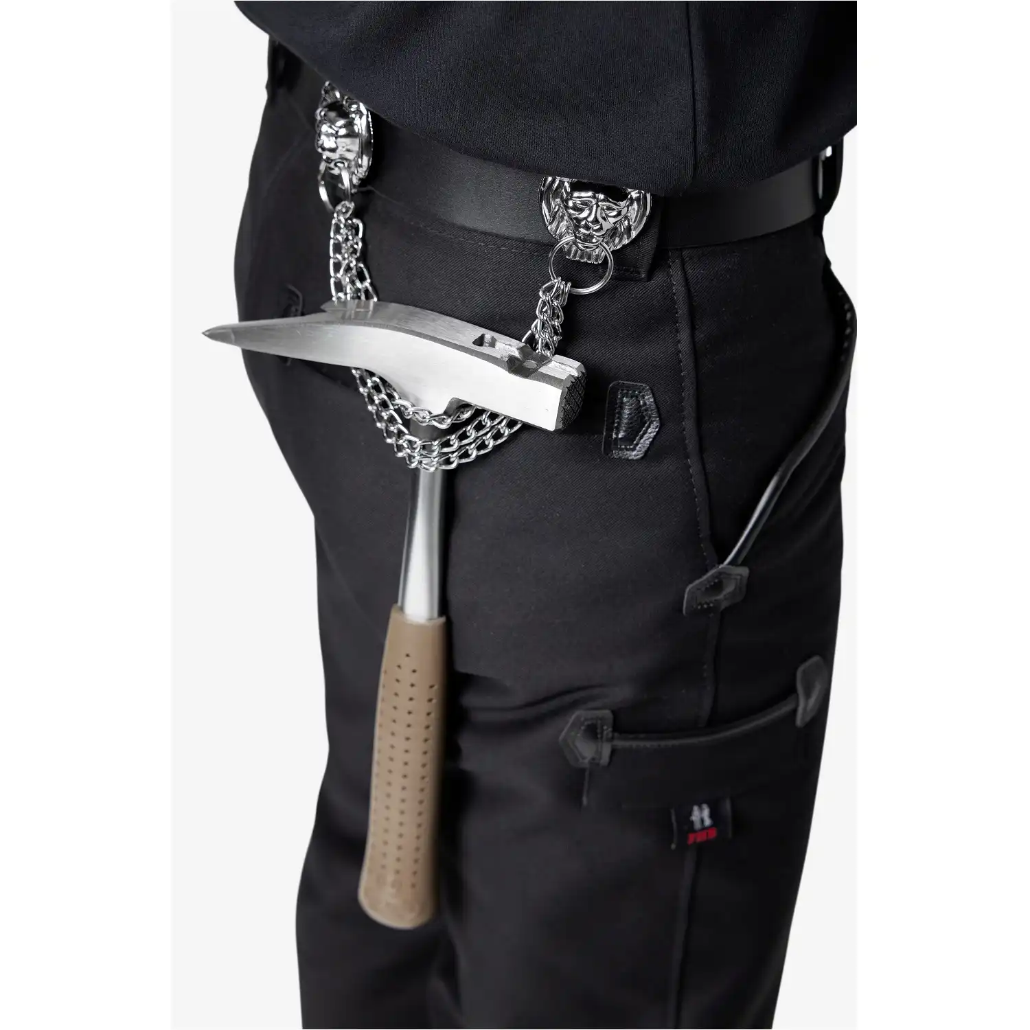 Löwenkopf-Hammerkette "SAMUEL" silber - Thumbnail 3