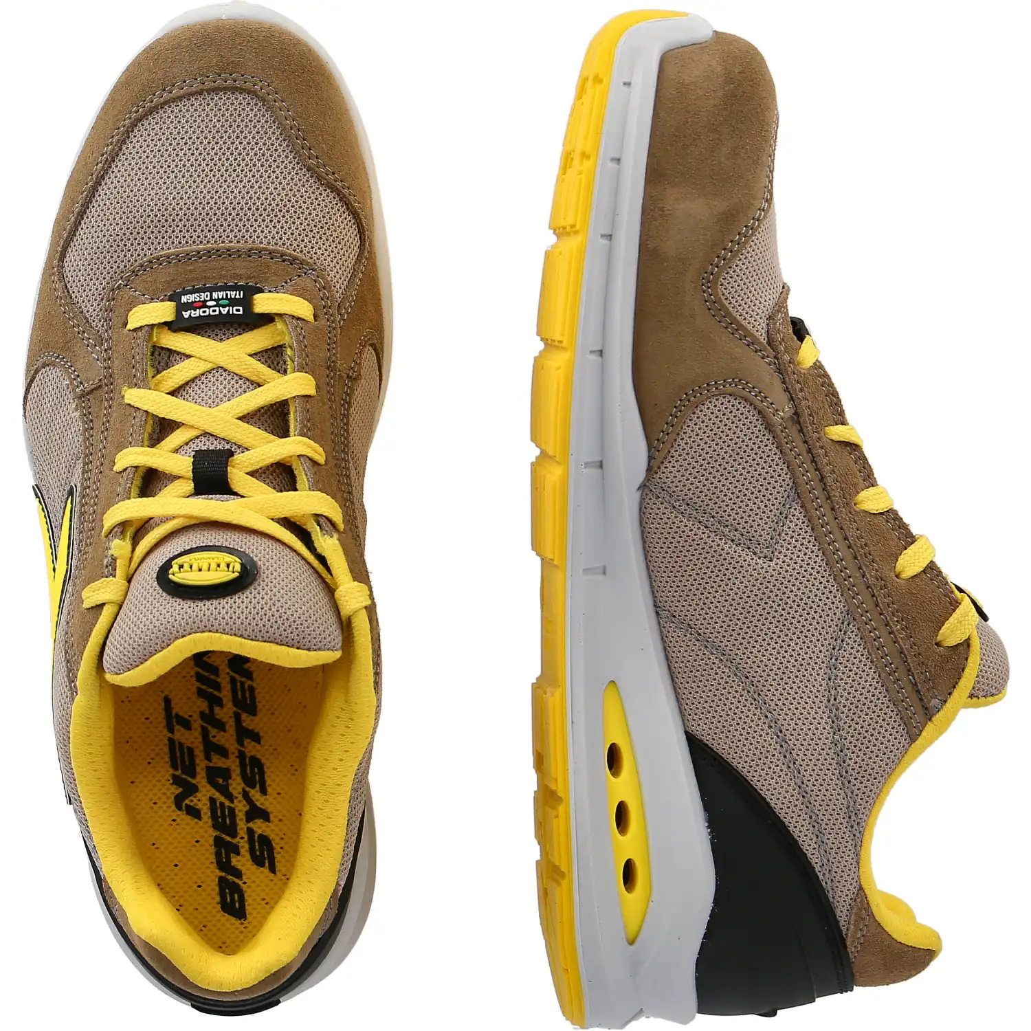 Sicherheitshalbschuhe S1PS "RUN NET AIRBOX LOW" braun in 44 - Thumbnail 2