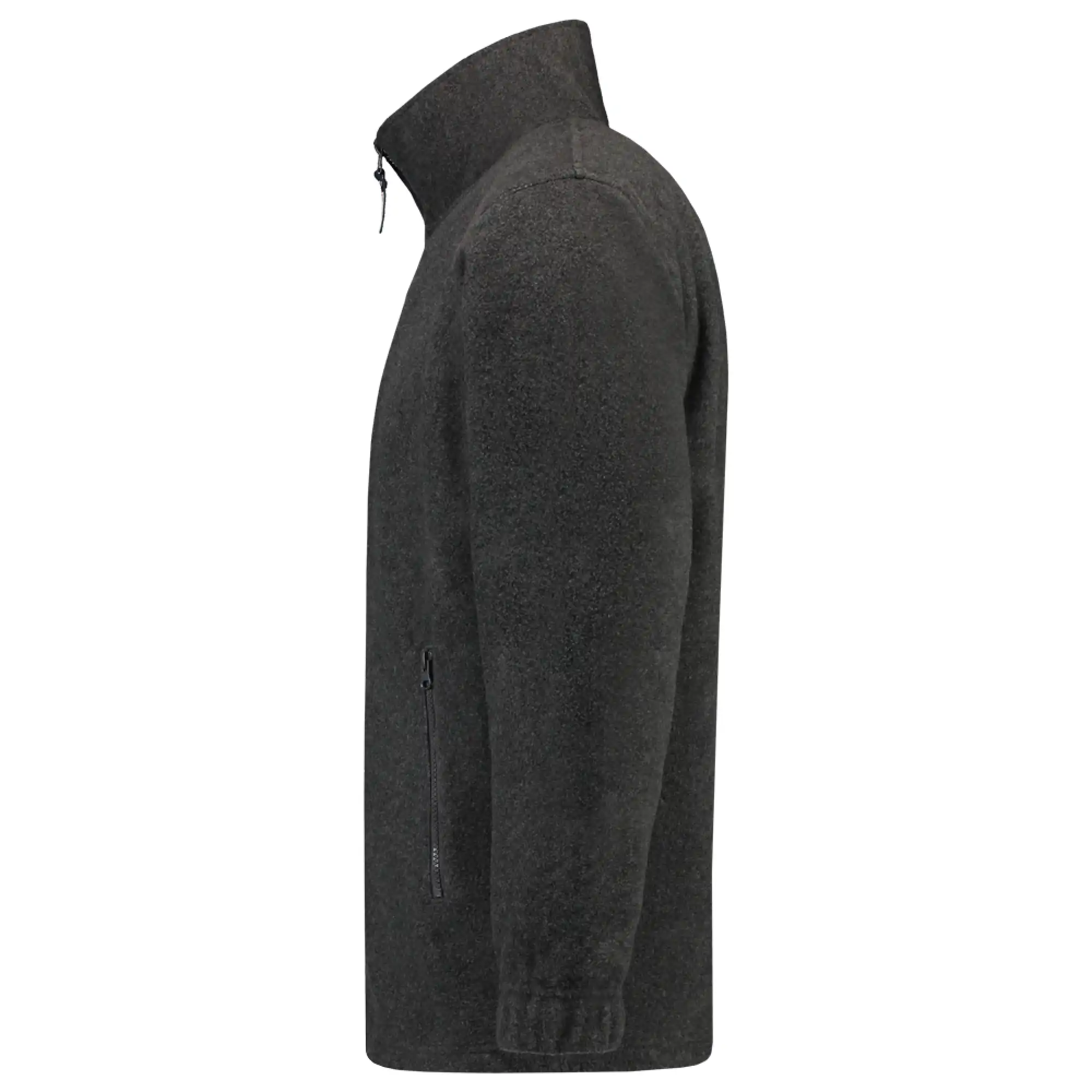 Fleecejacke "301002" Casual in XS, anthracite melange - Thumbnail 3